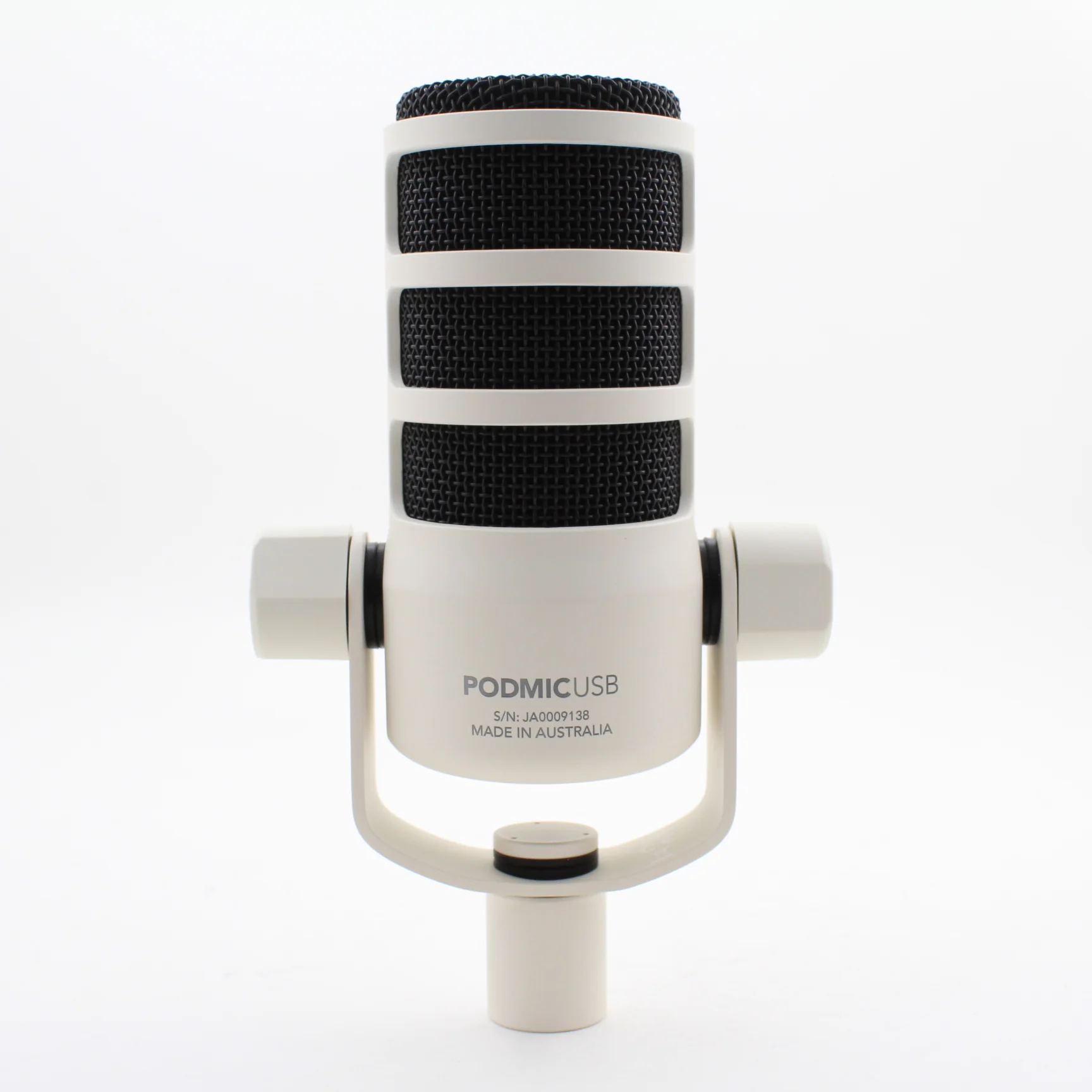 * OPEN BOX EXCELLENT * RODE PodMic USB and XLR Dynamic Broadcast Microphone (White) - Image 3