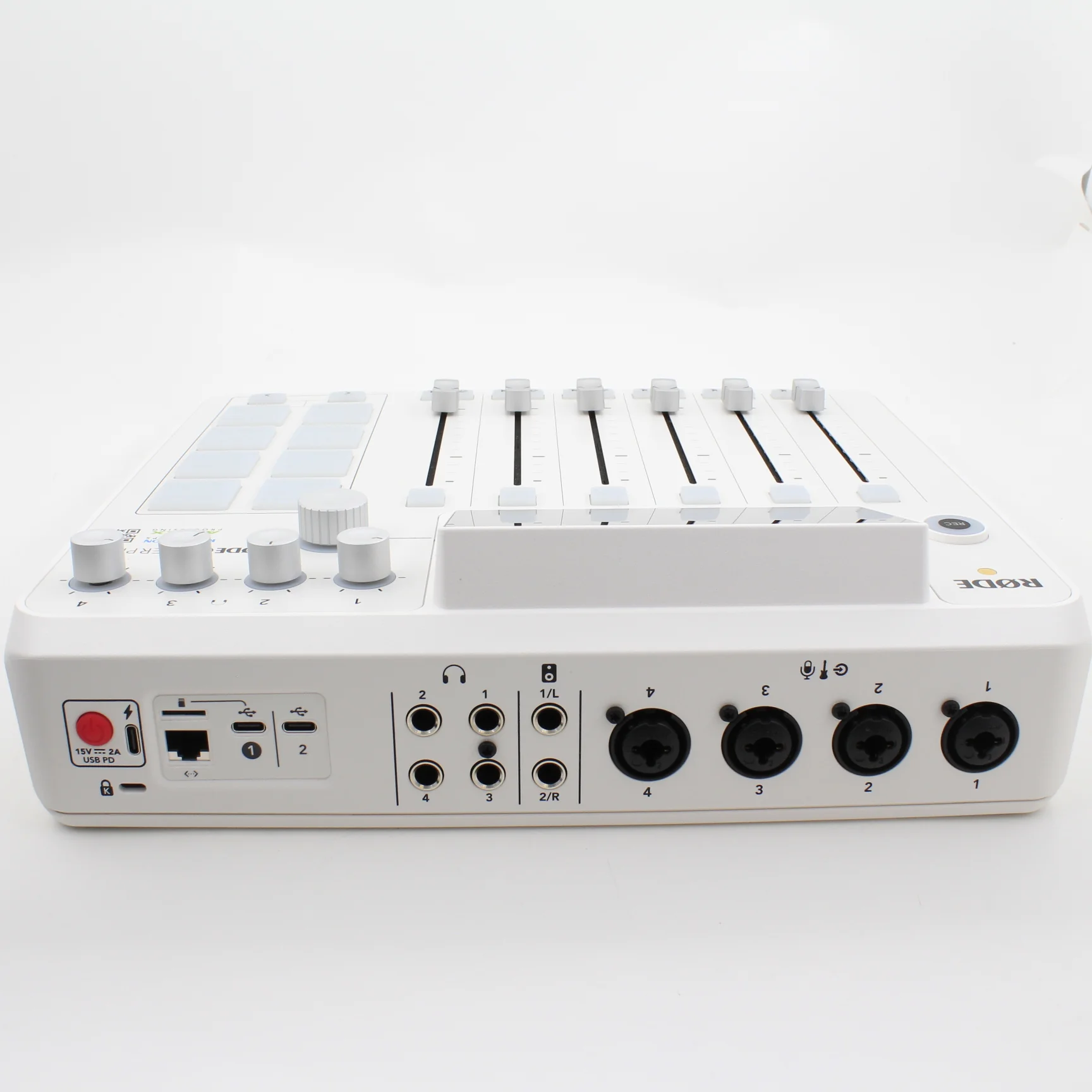 * OPEN BOX EXCELLENT * RODE RODECaster Pro II Integrated Audio Production Studio (White) - Image 4