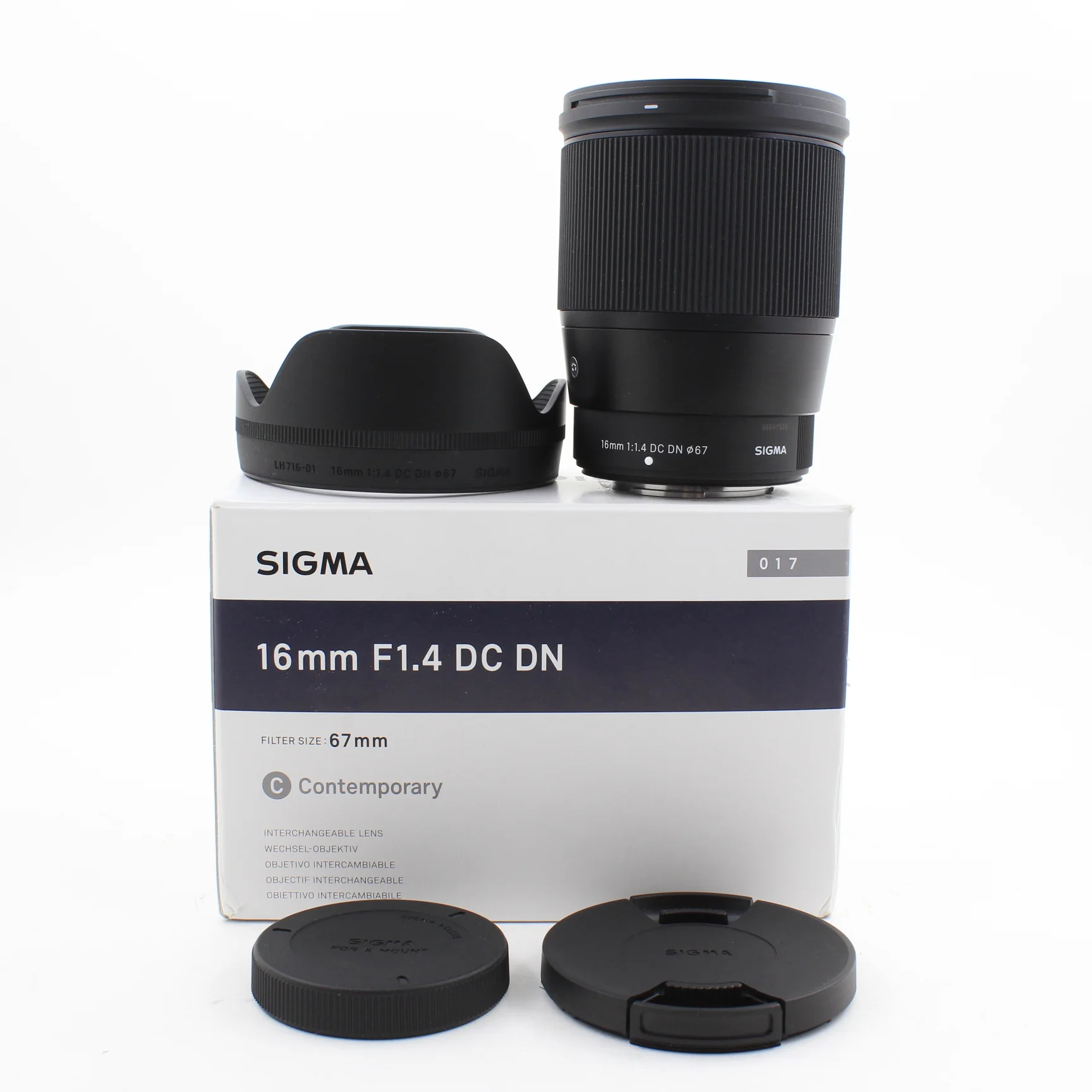 * OPEN BOX EXCELLENT * Sigma 16mm f/1.4 DC DN Contemporary Lens for FUJIFILM X