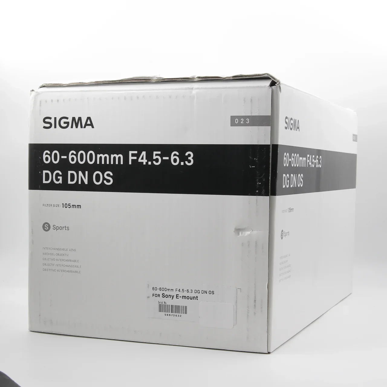 * OPEN BOX EXCELLENT * Sigma 60-600mm f/4.5-6.3 DG DN OS Sports Lens for Sony E - Image 9