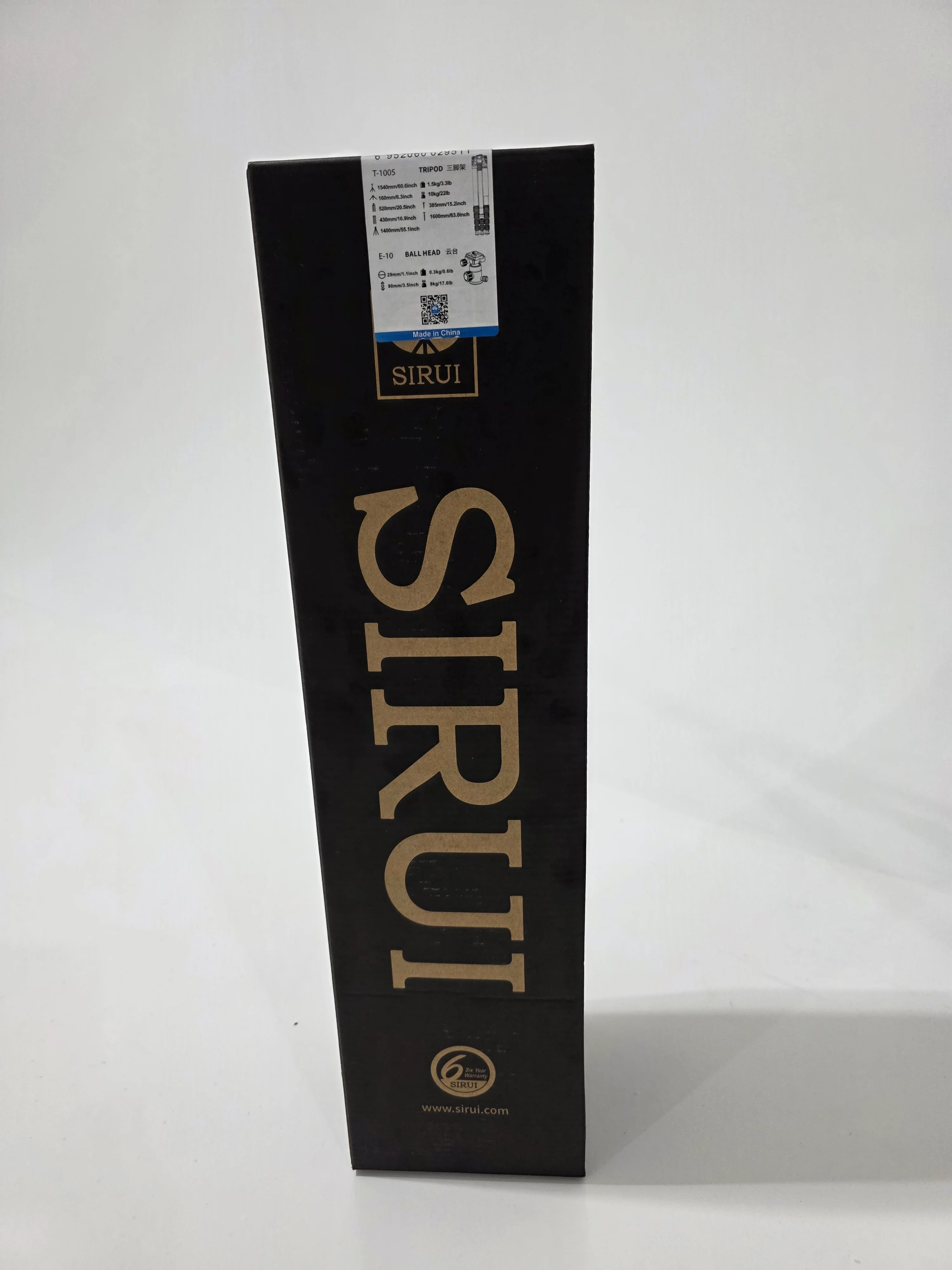 * OPEN BOX EXCELLENT * Sirui T-1005 Aluminum Travel Tripod with E-10 Ball Head - Image 4