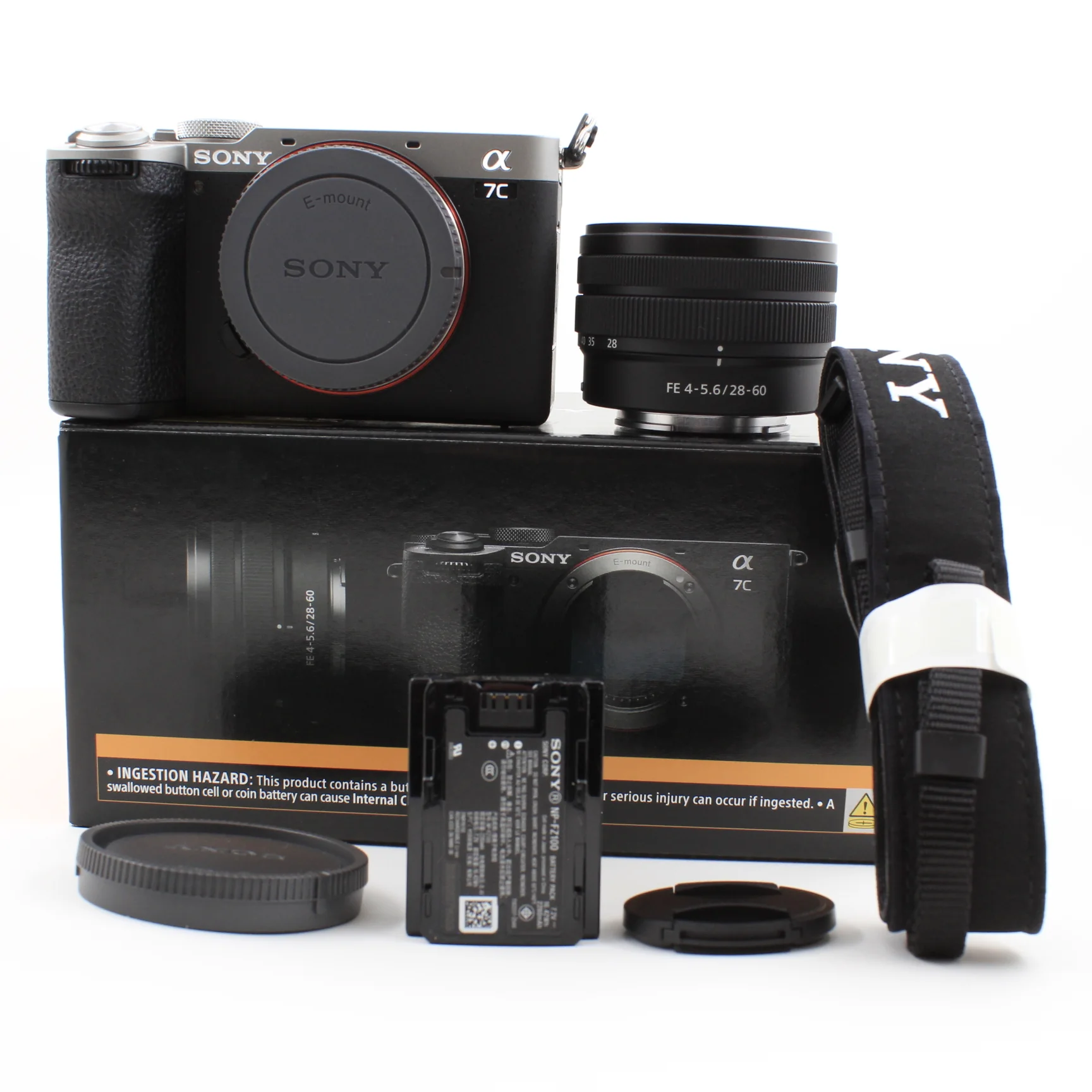 * OPEN BOX EXCELLENT * Sony a7C II Mirrorless Digital Camera with FE 28-60mm f/4-5.6 Lens (Silver)