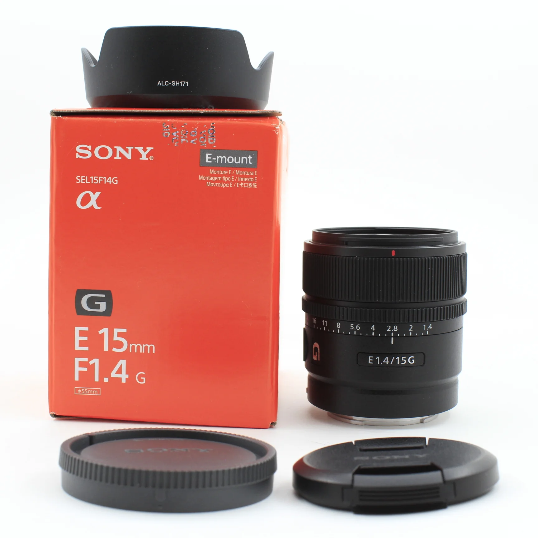 * OPEN BOX EXCELLENT * Sony E 15mm f/1.4 G Lens