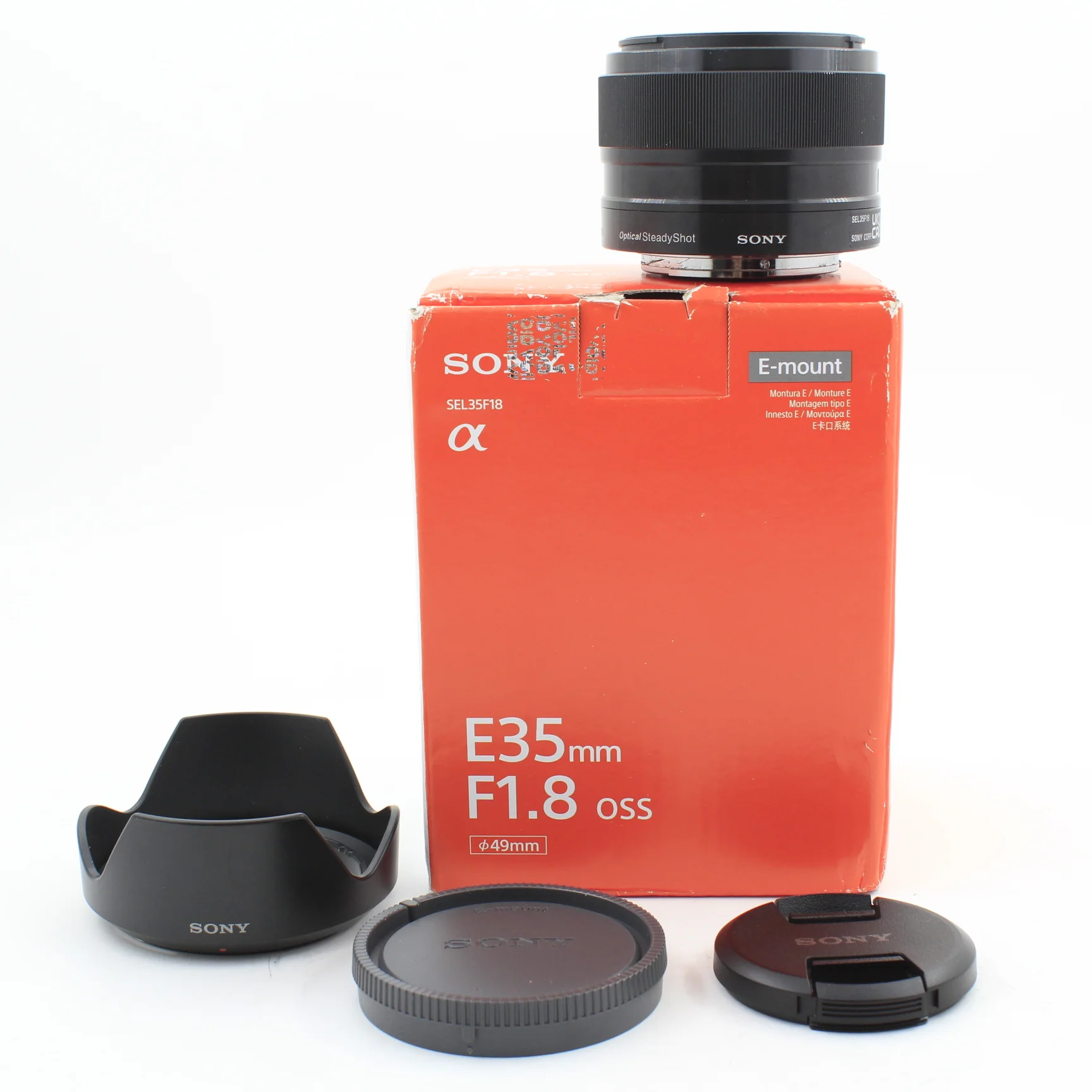 * OPEN BOX EXCELLENT * Sony E 35mm f/1.8 OSS Lens
