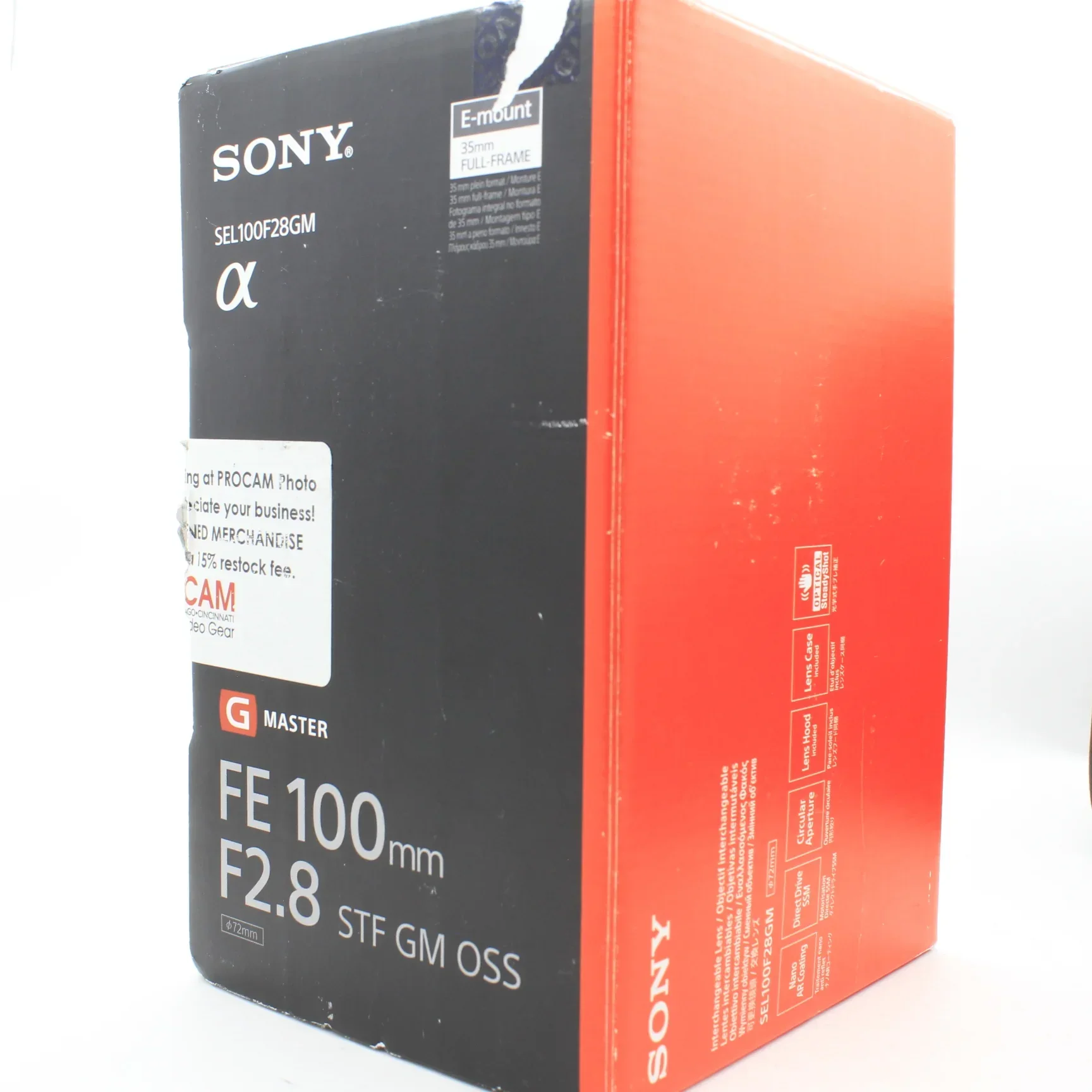 * OPEN BOX EXCELLENT * Sony FE 100mm f/2.8 STF GM OSS Lens - Image 13