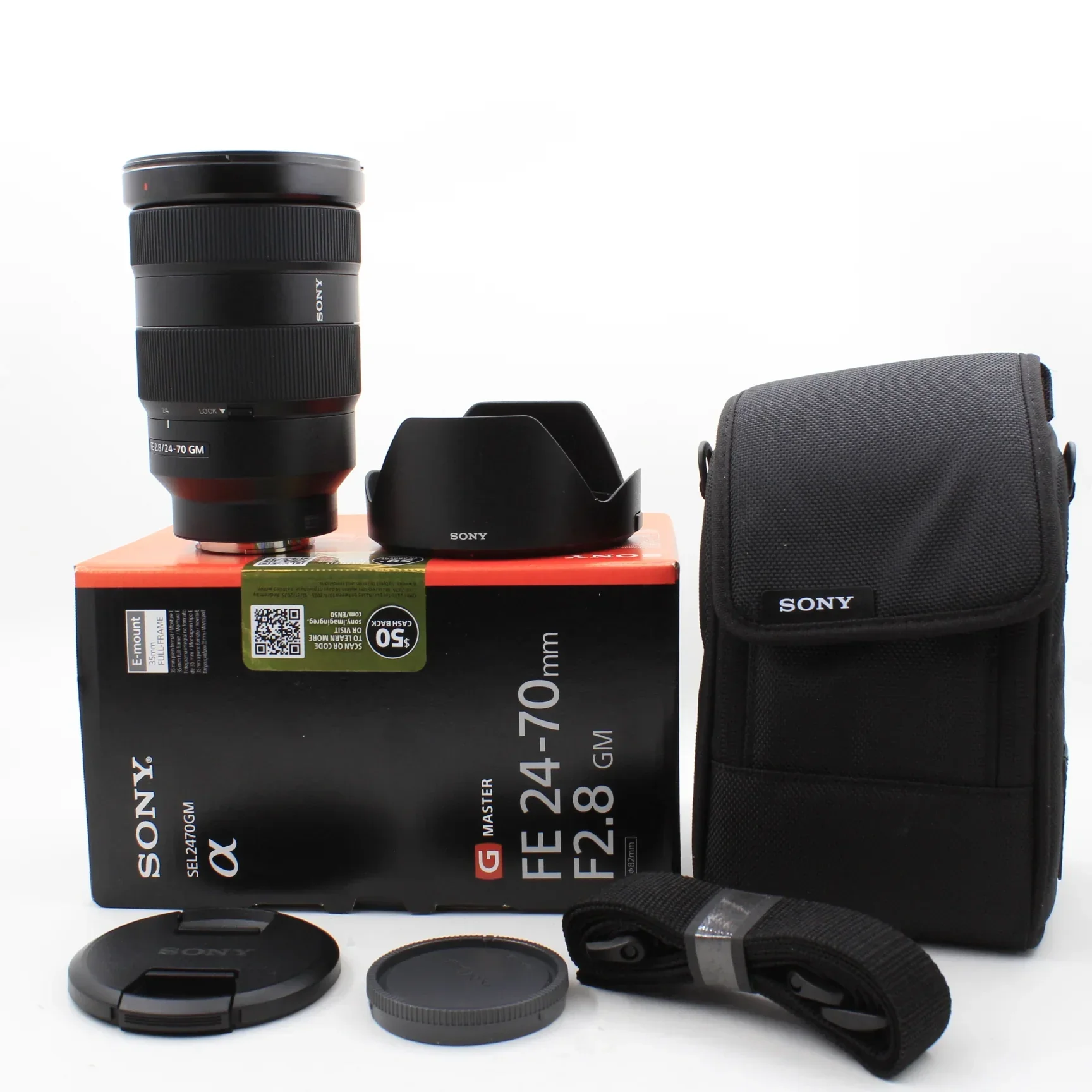 * OPEN BOX EXCELLENT * Sony FE 24-70mm f/2.8 GM Lens (Version 1)