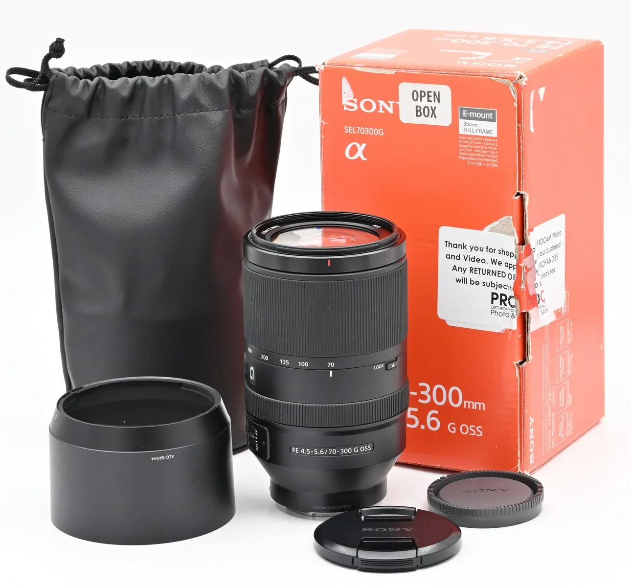 * OPEN BOX EXCELLENT * Sony FE 70-300mm f/4.5-5.6 G OSS Lens