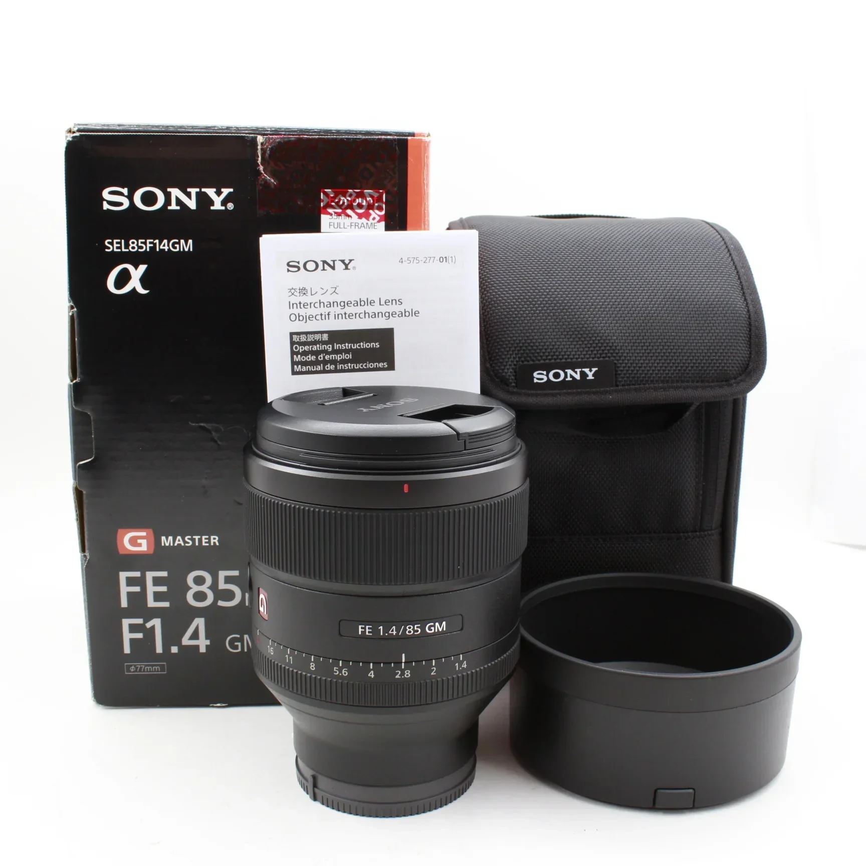 * OPEN BOX EXCELLENT * Sony FE 85mm f/1.4 GM Lens