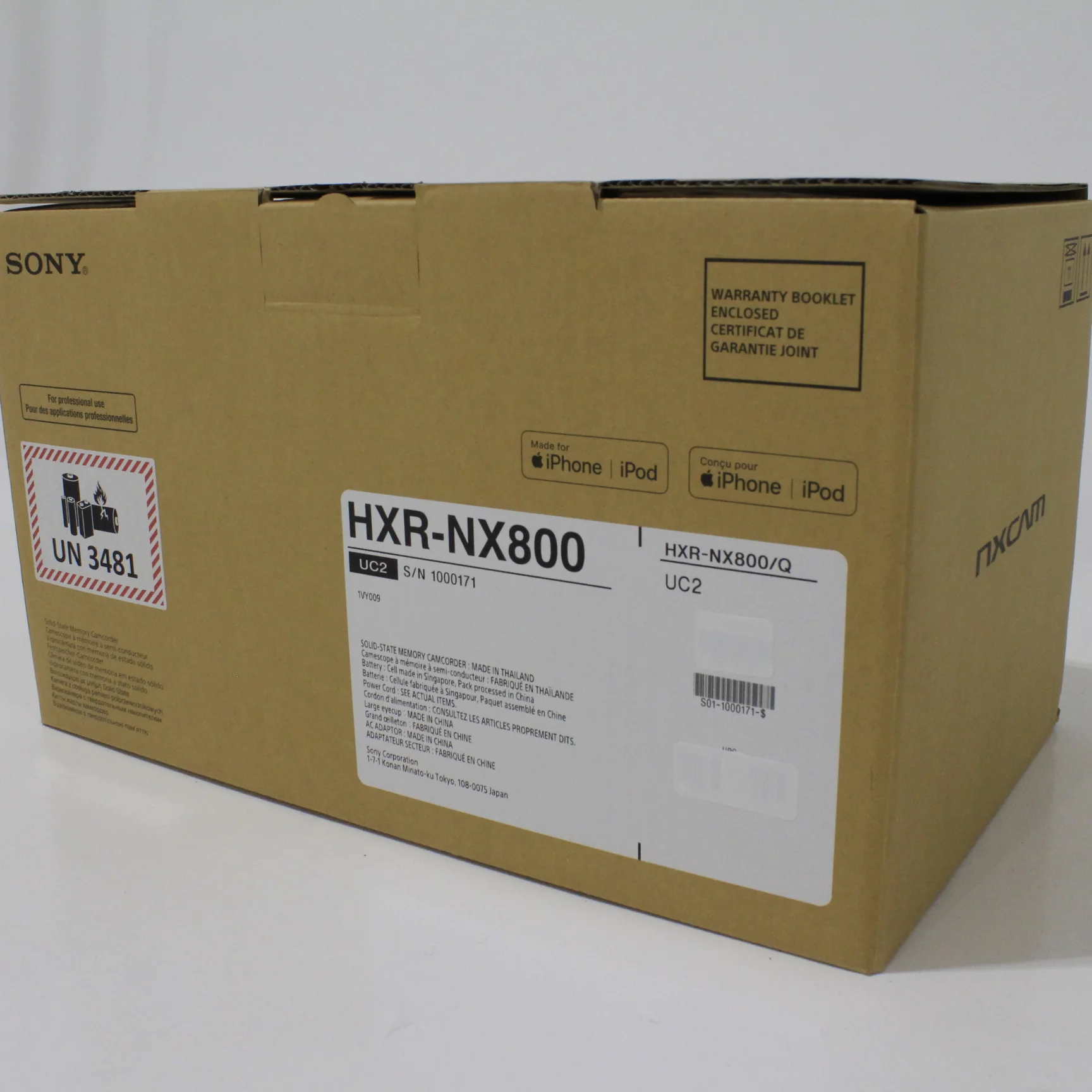 * OPEN BOX EXCELLENT * Sony HXR-NX800 4K HDR 1" Sensor NXCAM Camcorder - Image 20