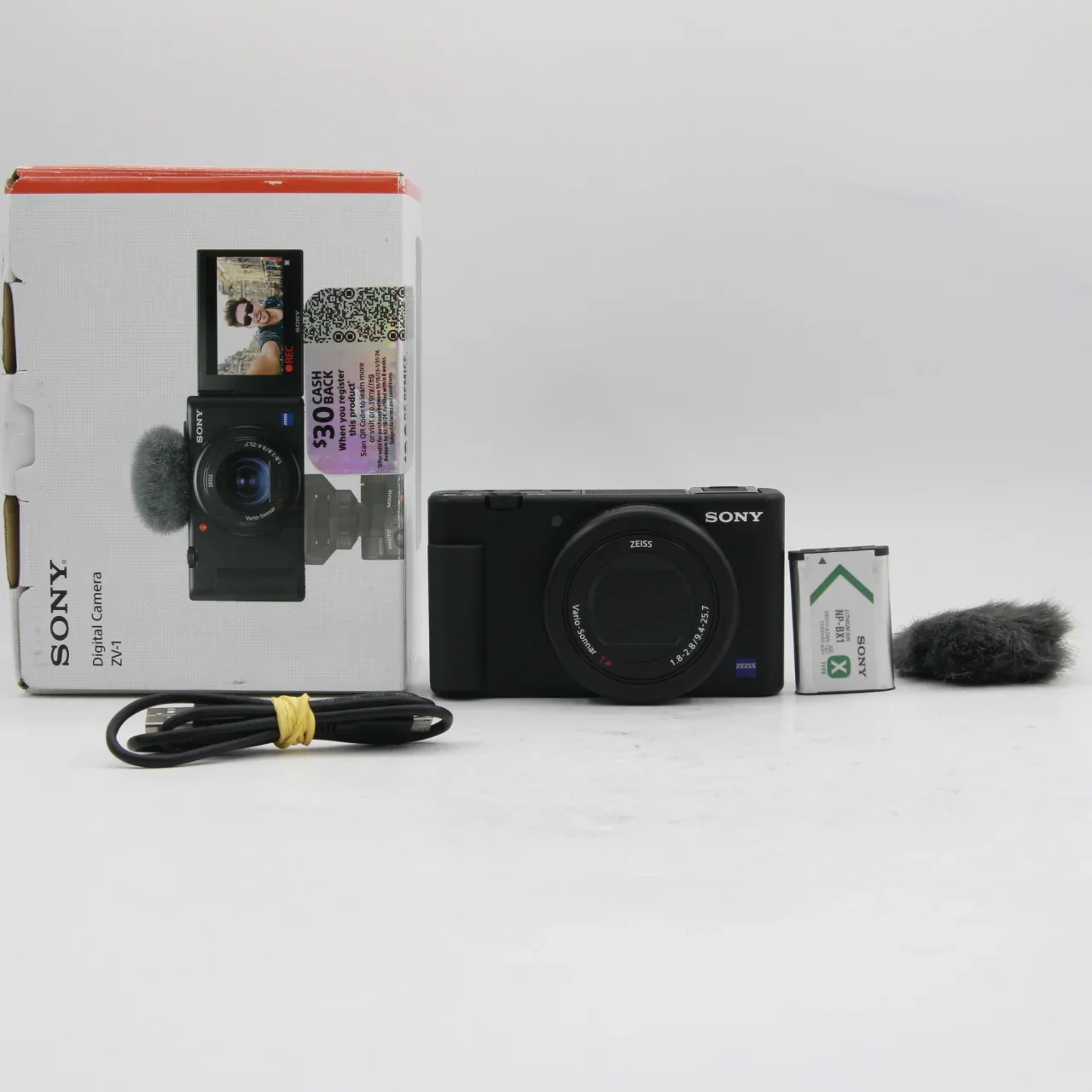 * OPEN BOX EXCELLENT * Sony ZV-1 Digital Camera (Black)