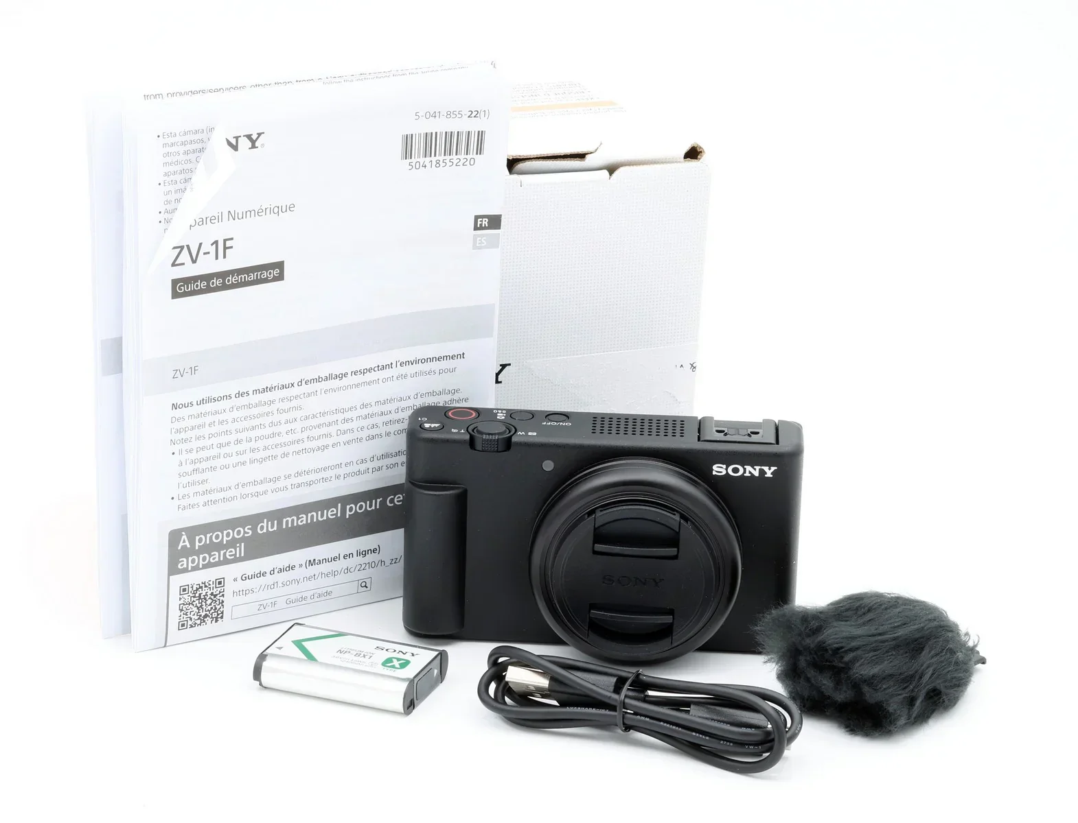 * OPEN BOX EXCELLENT * Sony ZV-1F Vlogging Camera (Black)