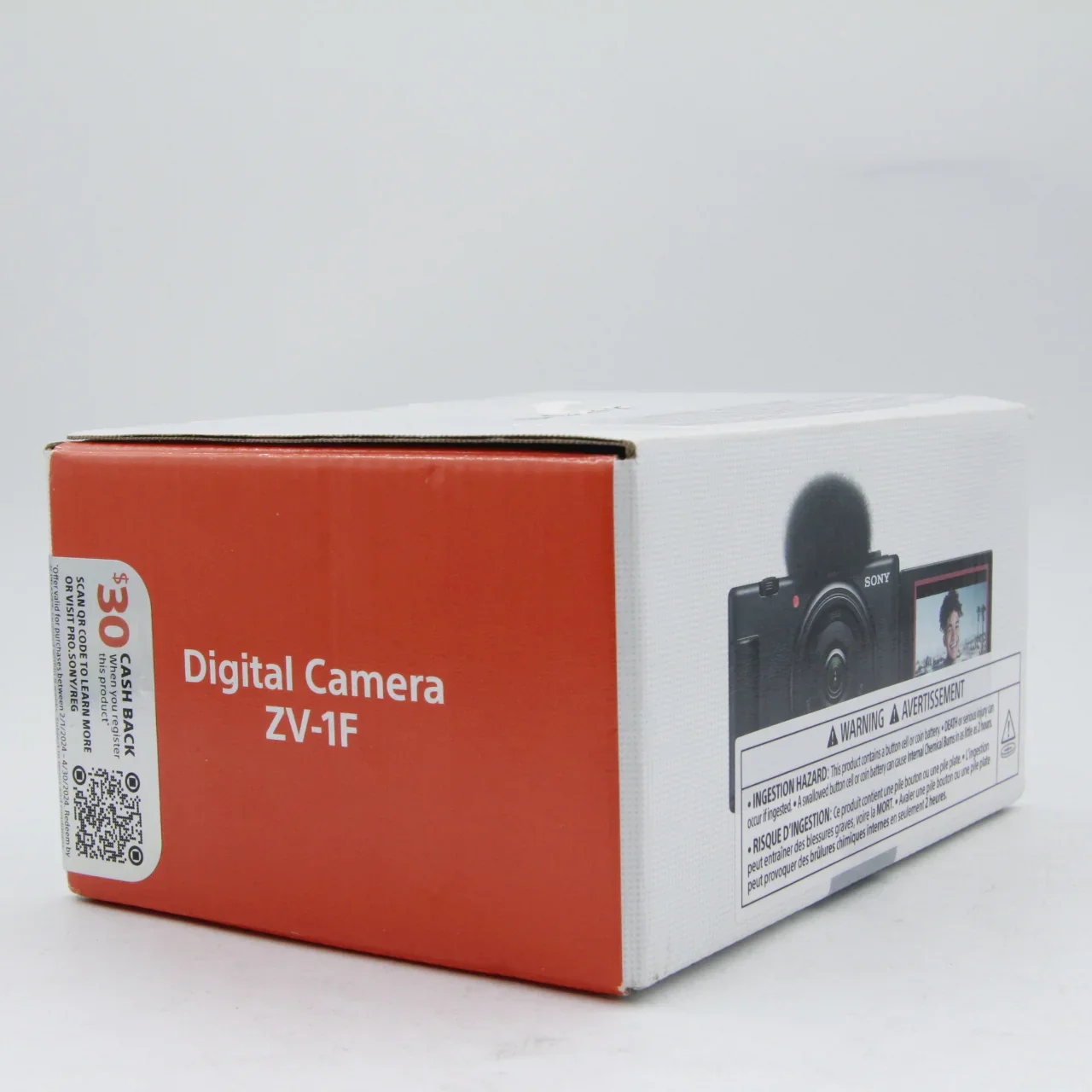 * OPEN BOX EXCELLENT * Sony ZV-1F Vlogging Camera (Black) - Image 12