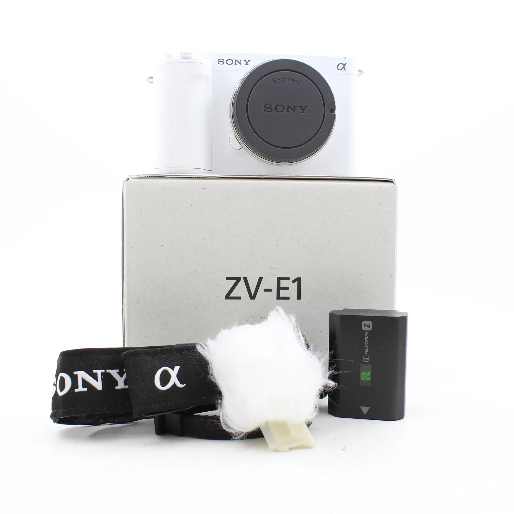 * OPEN BOX EXCELLENT * Sony ZV-E1 Mirrorless Camera (Body Only, White)
