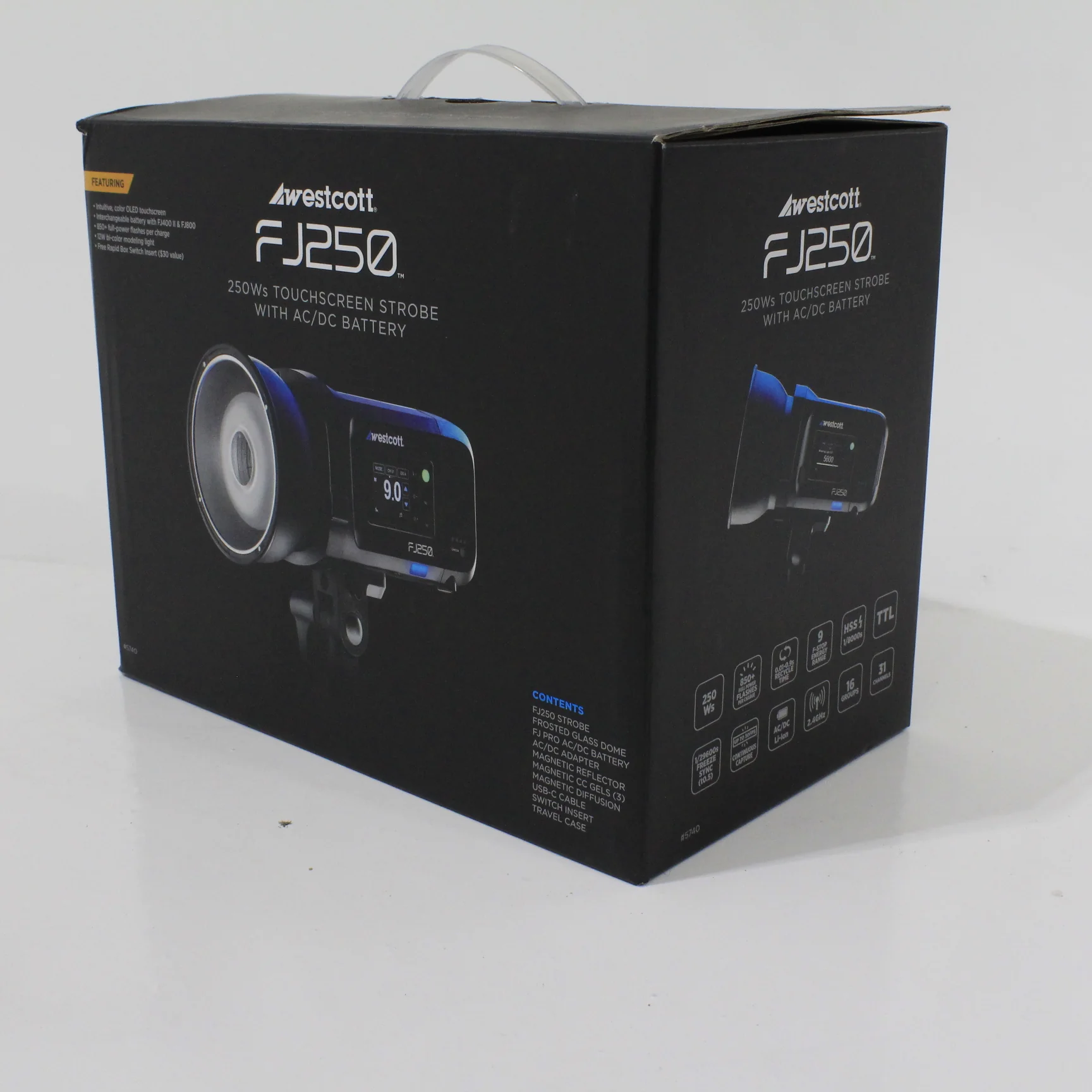 * OPEN BOX EXCELLENT * Westcott FJ250 Touchscreen Strobe with FJ Pro AC/DC Battery (250Ws) - Image 17