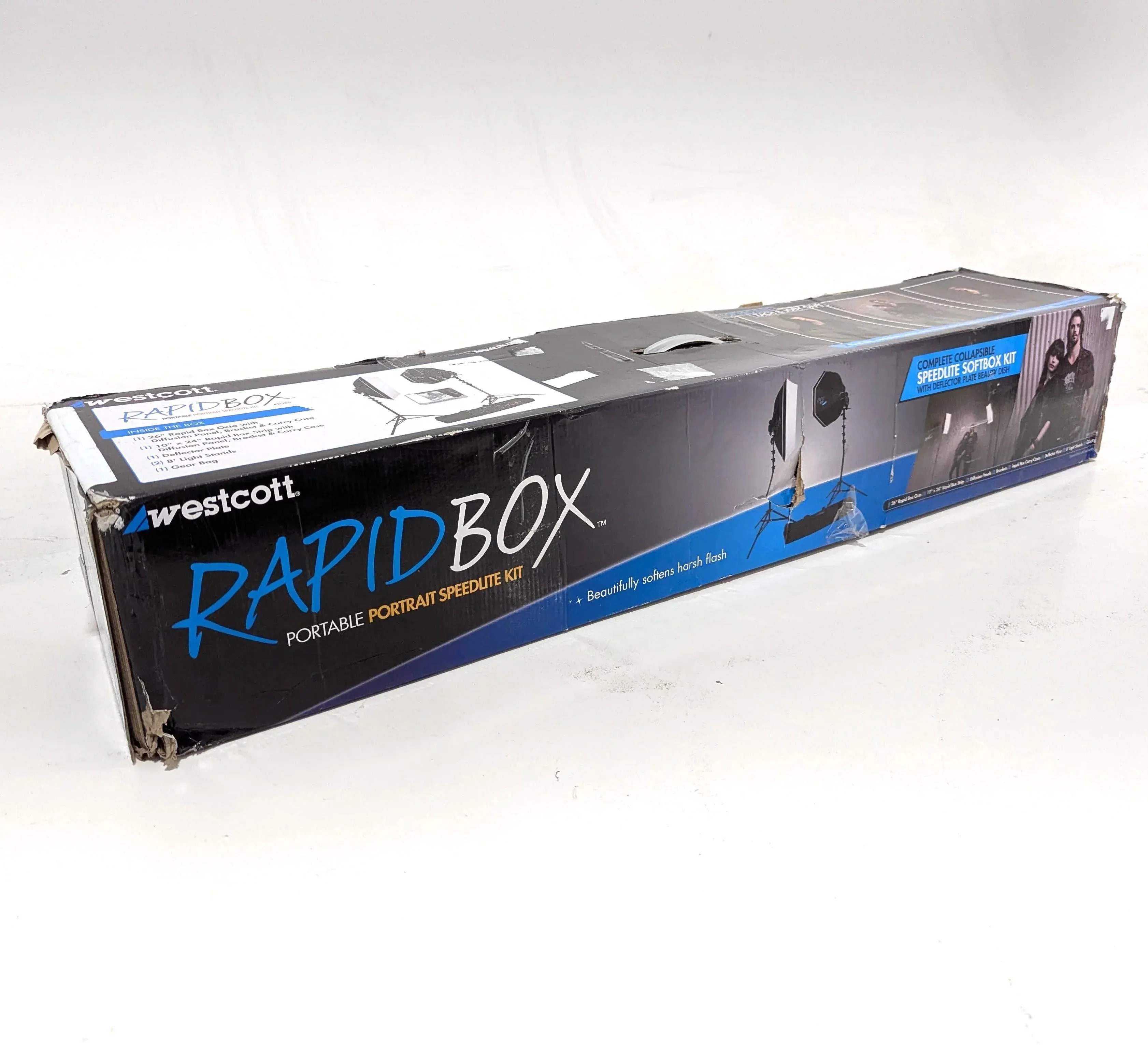 * OPEN BOX EXCELLENT * Westcott Rapid Box 2-Light Speedlite Kit - Image 10