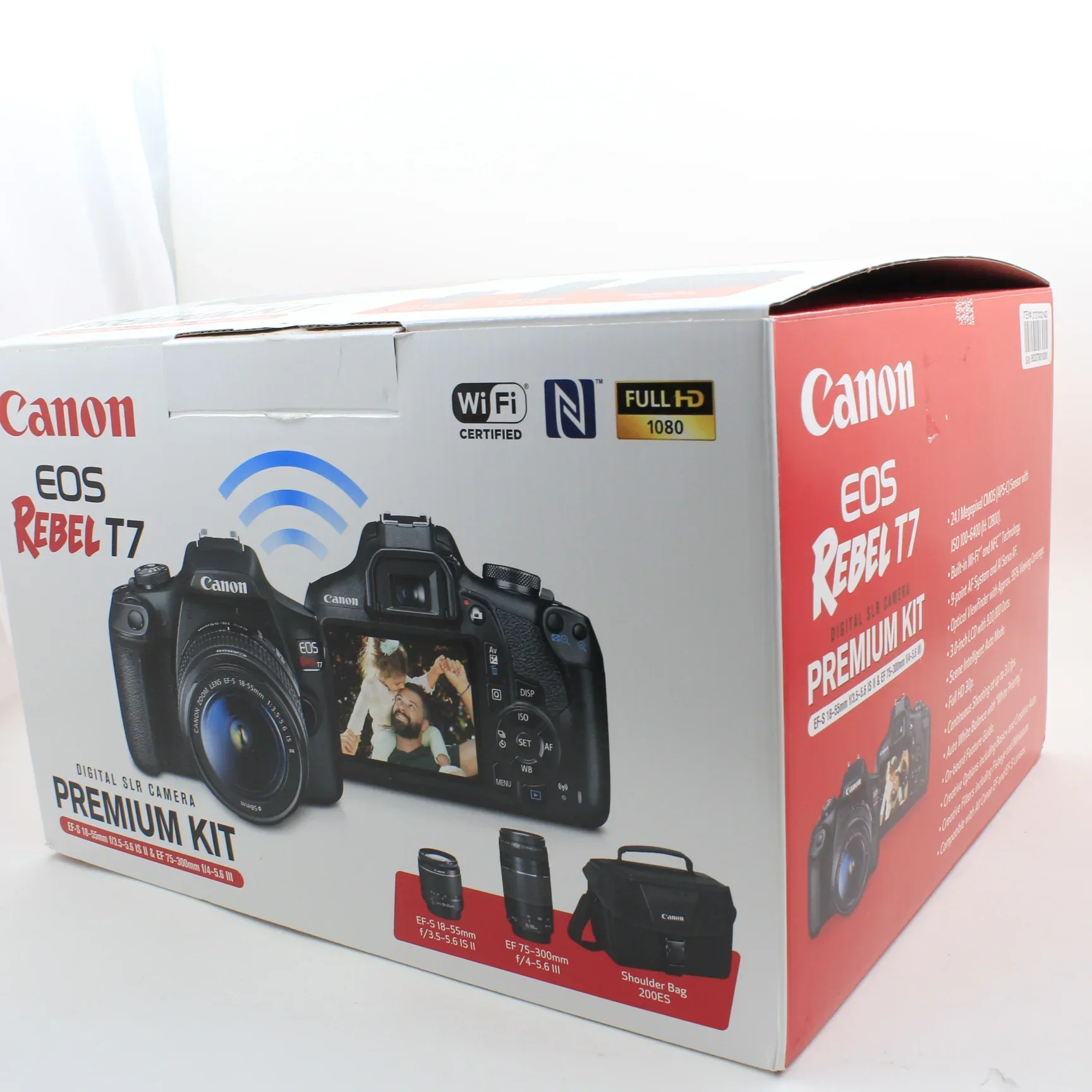 * OPEN BOX FAIR * Canon EOS Rebel T7 DSLR Camera with 18-55mm and 75-300mm Lenses - Image 34