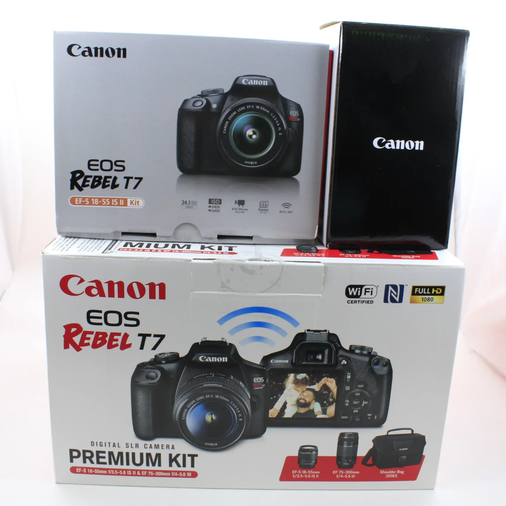 * OPEN BOX GOOD * Canon EOS Rebel T7 DSLR Camera with 18-55mm and 75-300mm Lenses - Image 29