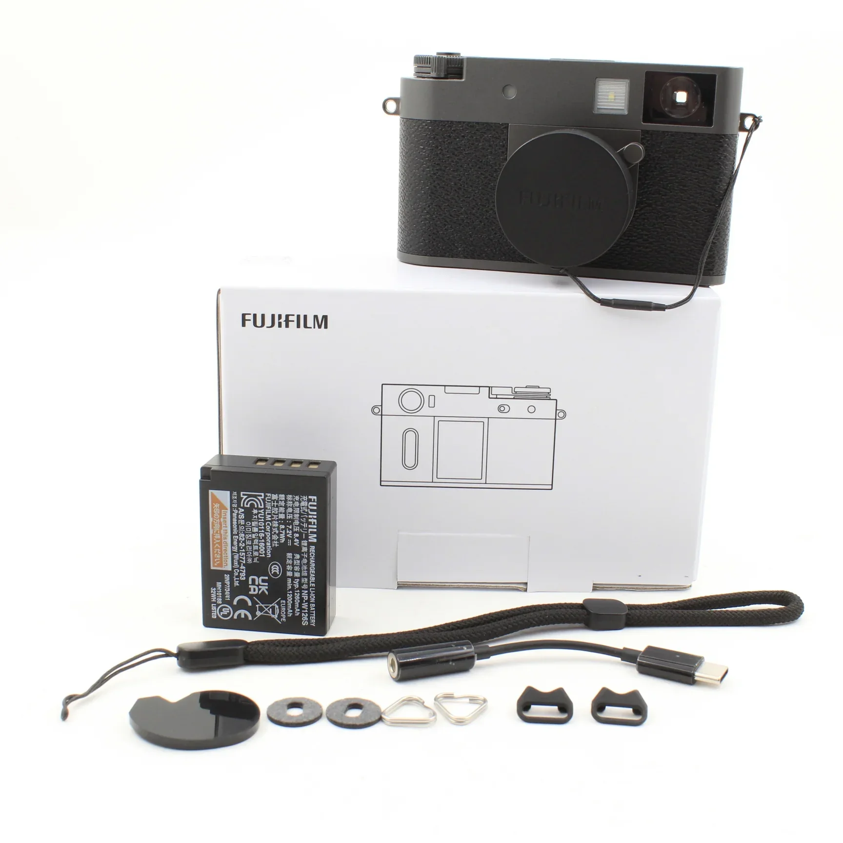 * OPEN BOX GOOD* FUJIFILM X half Digital Camera (Charcoal Silver)