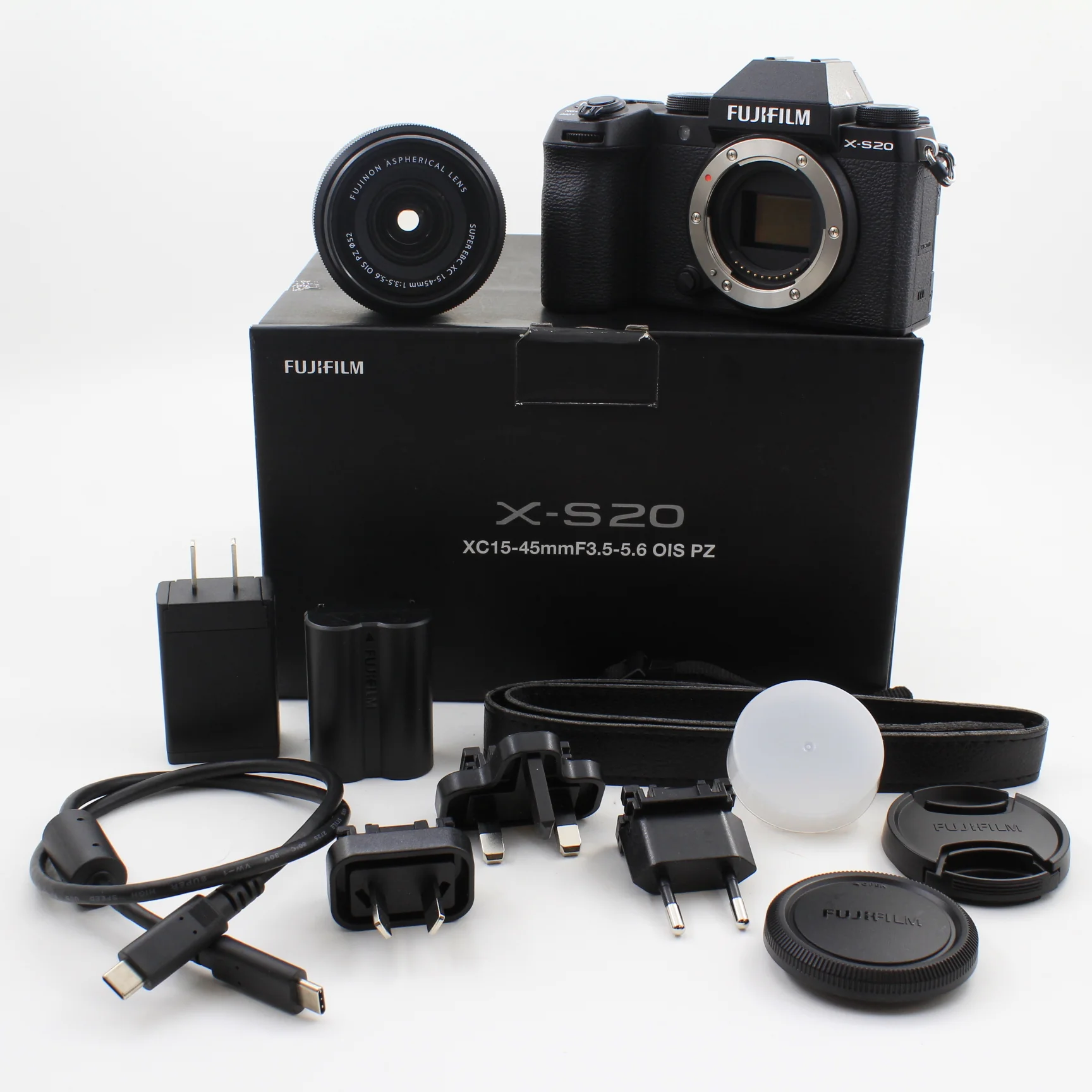 * OPEN BOX GOOD * FUJIFILM X-S20 Mirrorless Camera with 15-45mm Lens (Black) - Image 2
