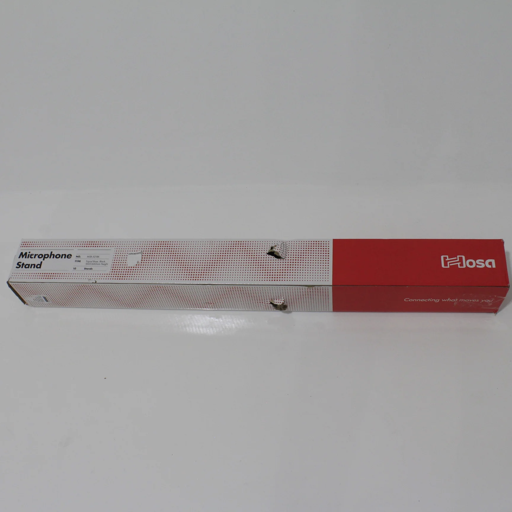 * OPEN BOX GOOD * Hosa Microphone Stand with Boom (Black) - Image 4