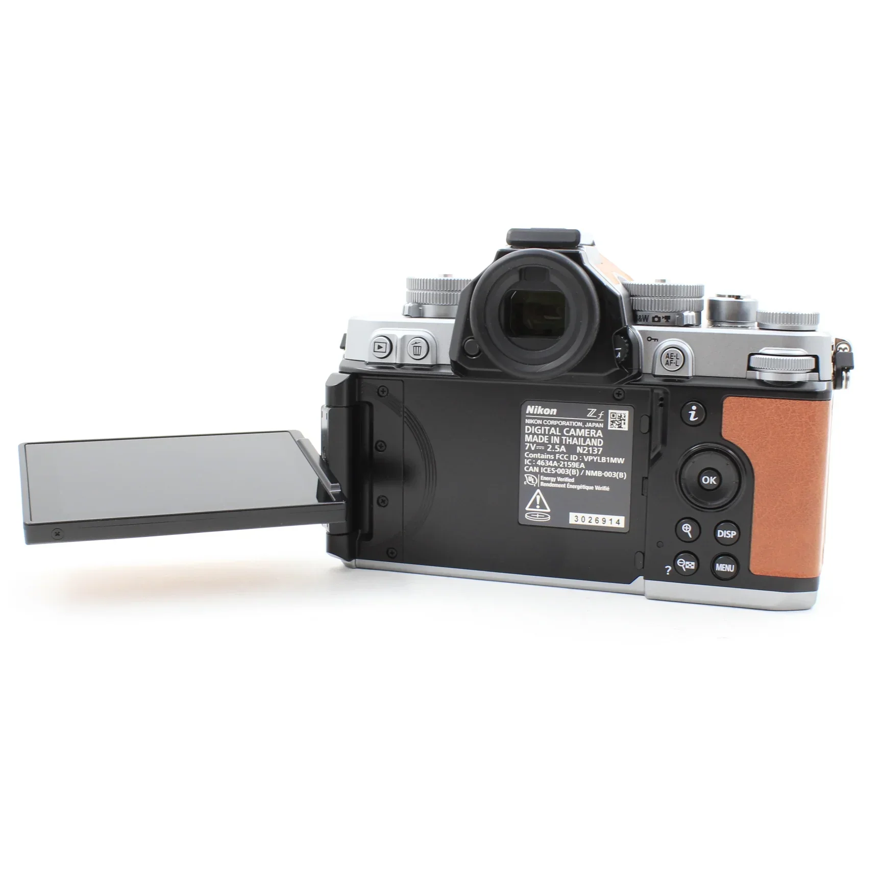 * OPEN BOX GOOD * Nikon Zf Mirrorless Camera (Silver & Cognac Brown) - Image 6