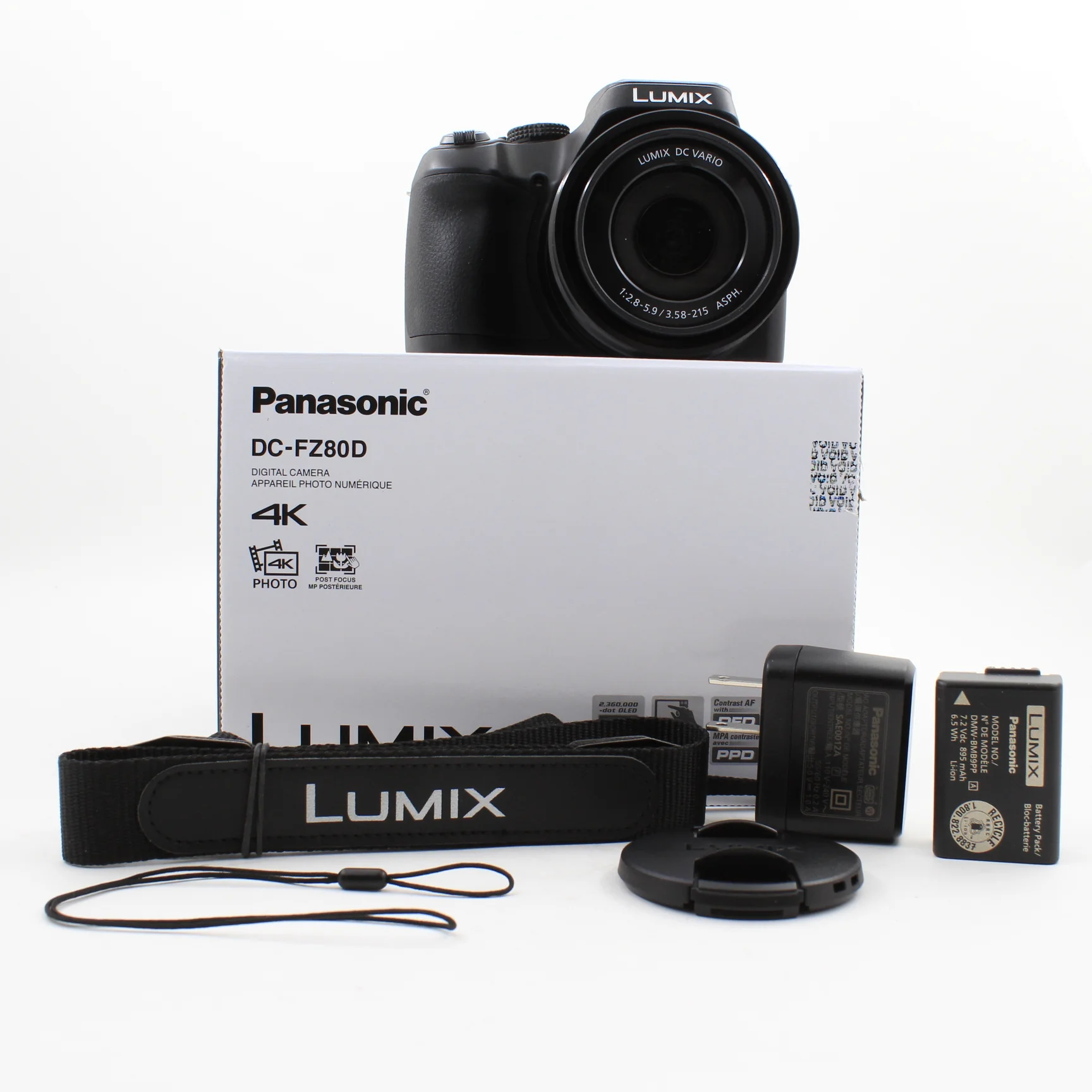 * OPEN BOX GOOD * Panasonic Lumix FZ80D Digital Camera