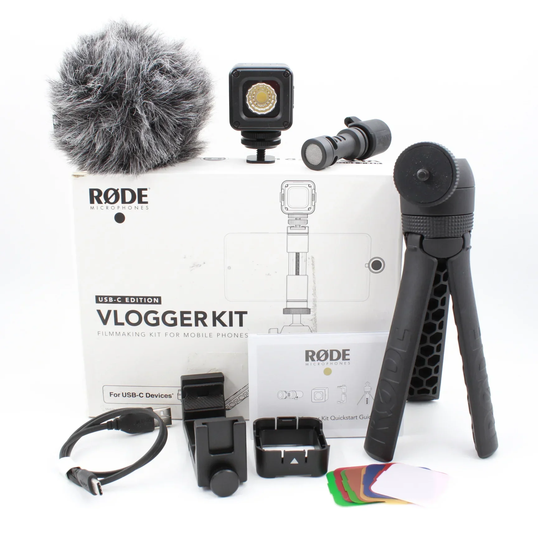 * OPEN BOX GOOD * RODE Vlogger Kit USB-C Edition Filmmaking Kit for Mobile Devices with USB Type-C Ports