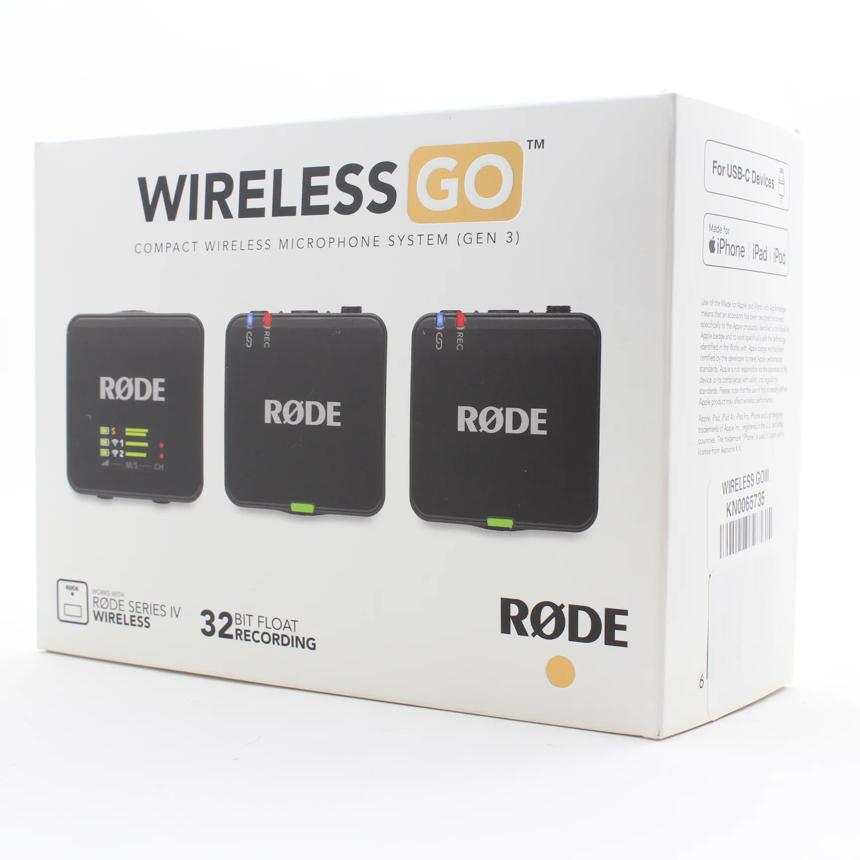 * OPEN BOX GOOD * RODE Wireless GO (Gen 3) 2-Person Compact Digital Wireless Microphone System/Recorder (2.4 GHz, Black) - Image 11