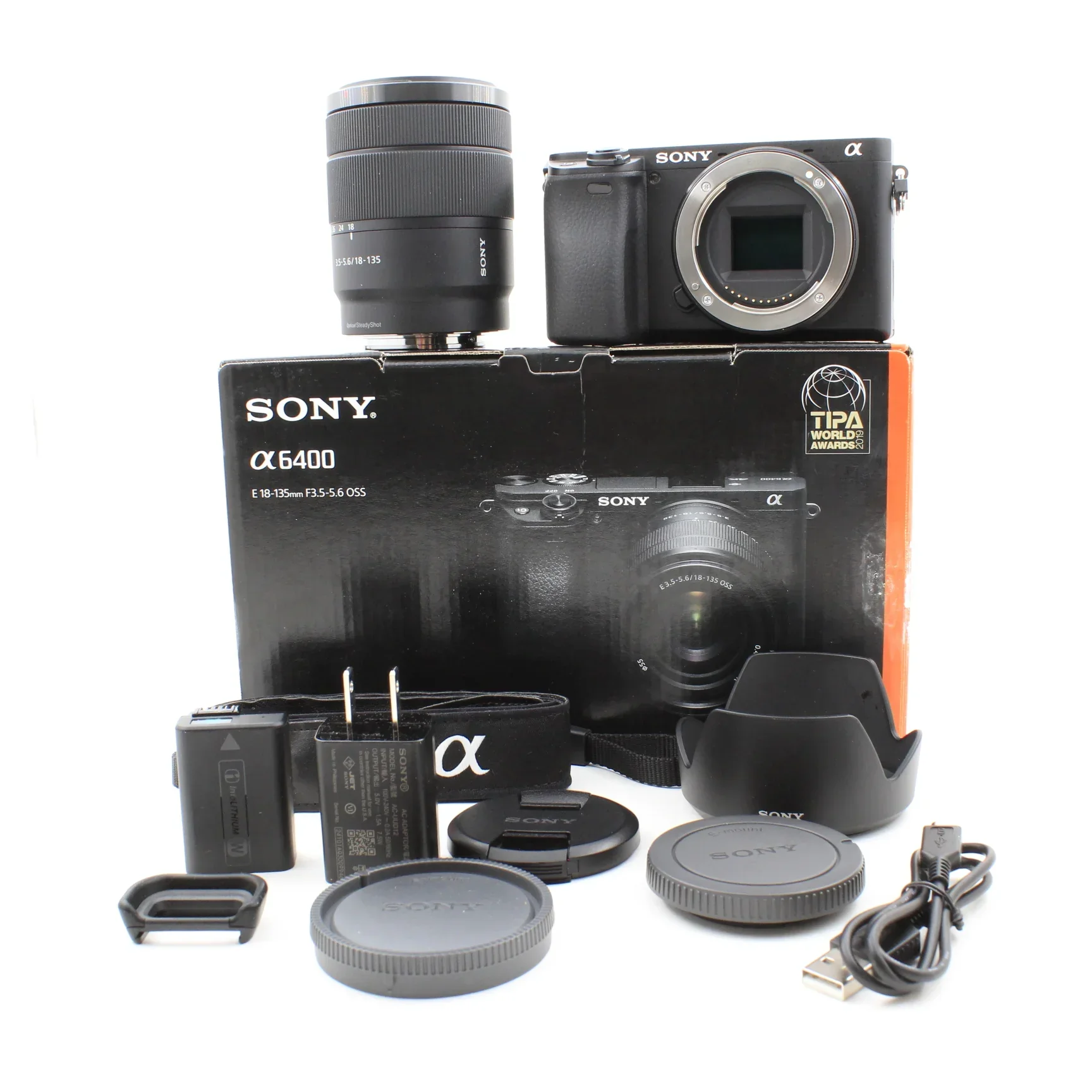 * OPEN BOX GOOD * Sony a6400 Mirrorless Digital Camera with E 18-135mm f/3.5-5.6 OSS Lens