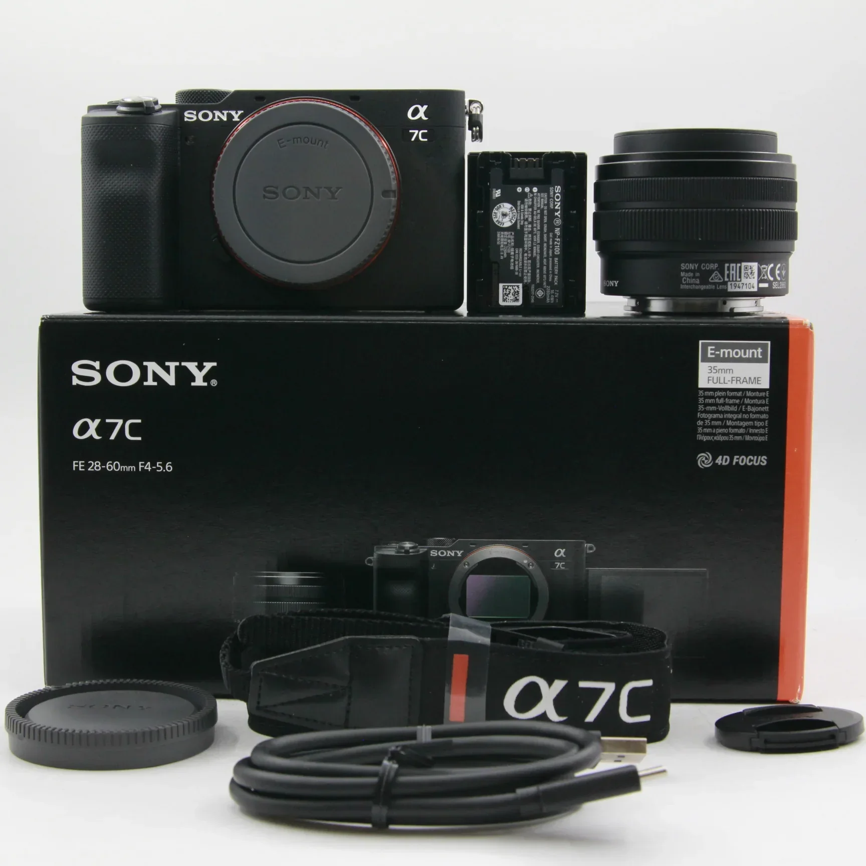* OPEN BOX GOOD * Sony Alpha a7C Mirrorless Digital Camera with FE 28-60mm f/4-5.6 Lens (Black)