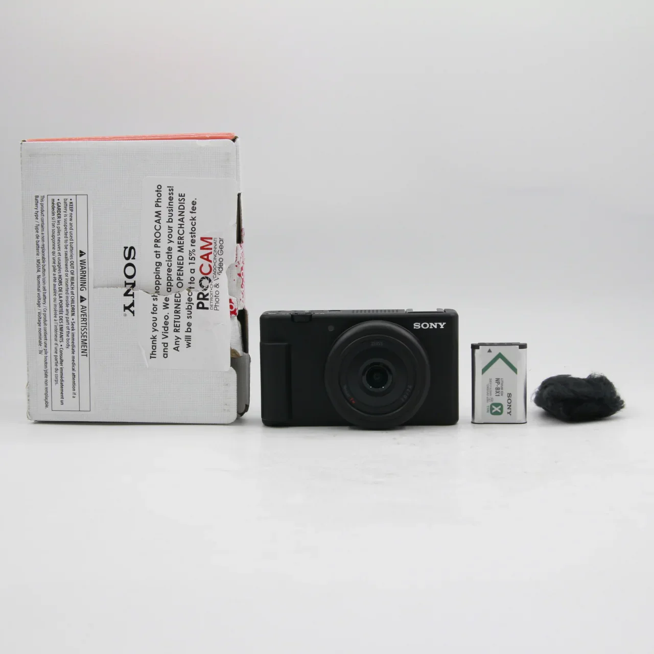 * OPEN BOX GOOD * Sony ZV-1F Vlogging Camera (Black)