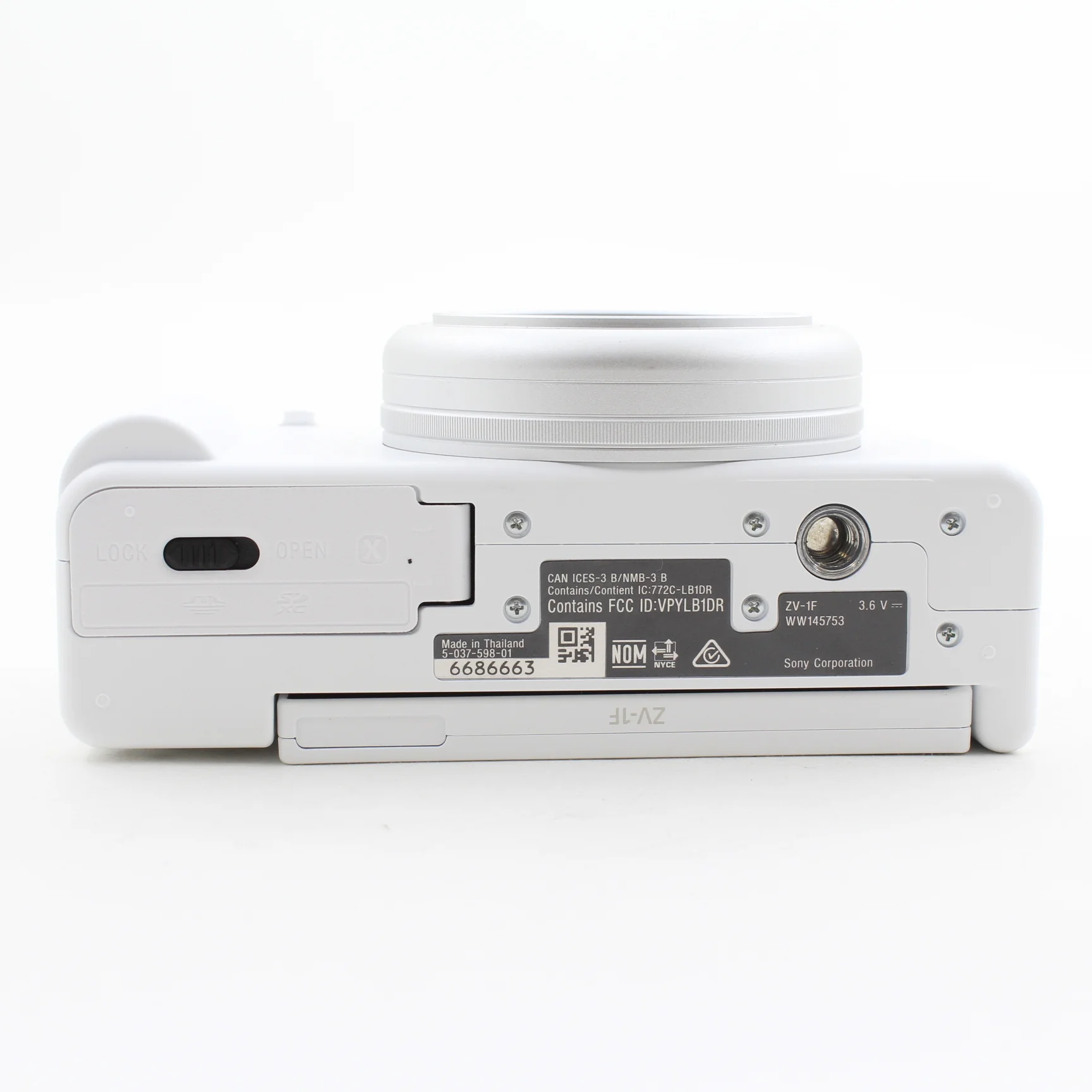 * OPEN BOX GOOD * Sony ZV-1F Vlogging Camera (White) - Image 6