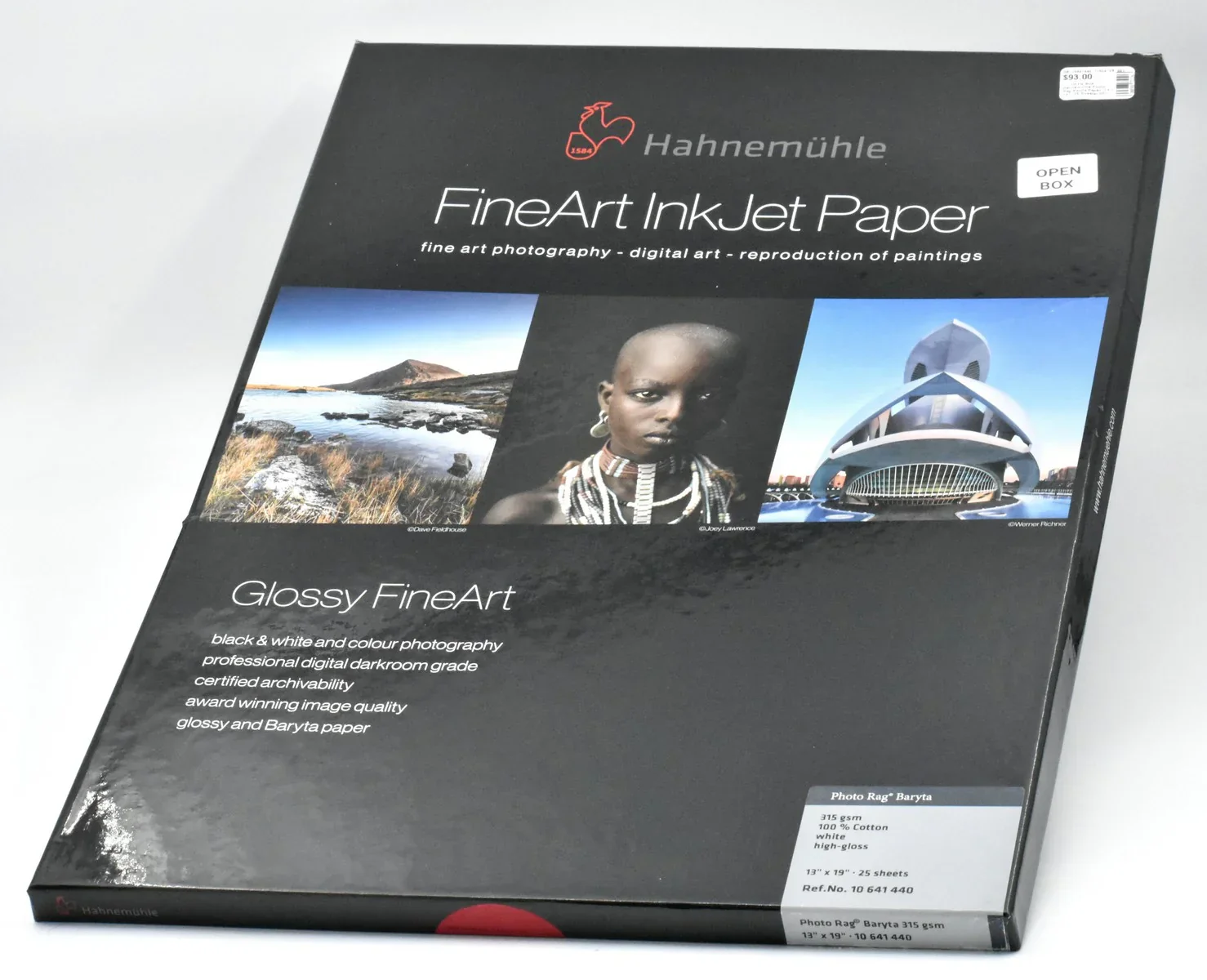 * OPEN BOX * Hahnemühle Photo Rag Baryta Paper (13 x 19", 25 Sheets)