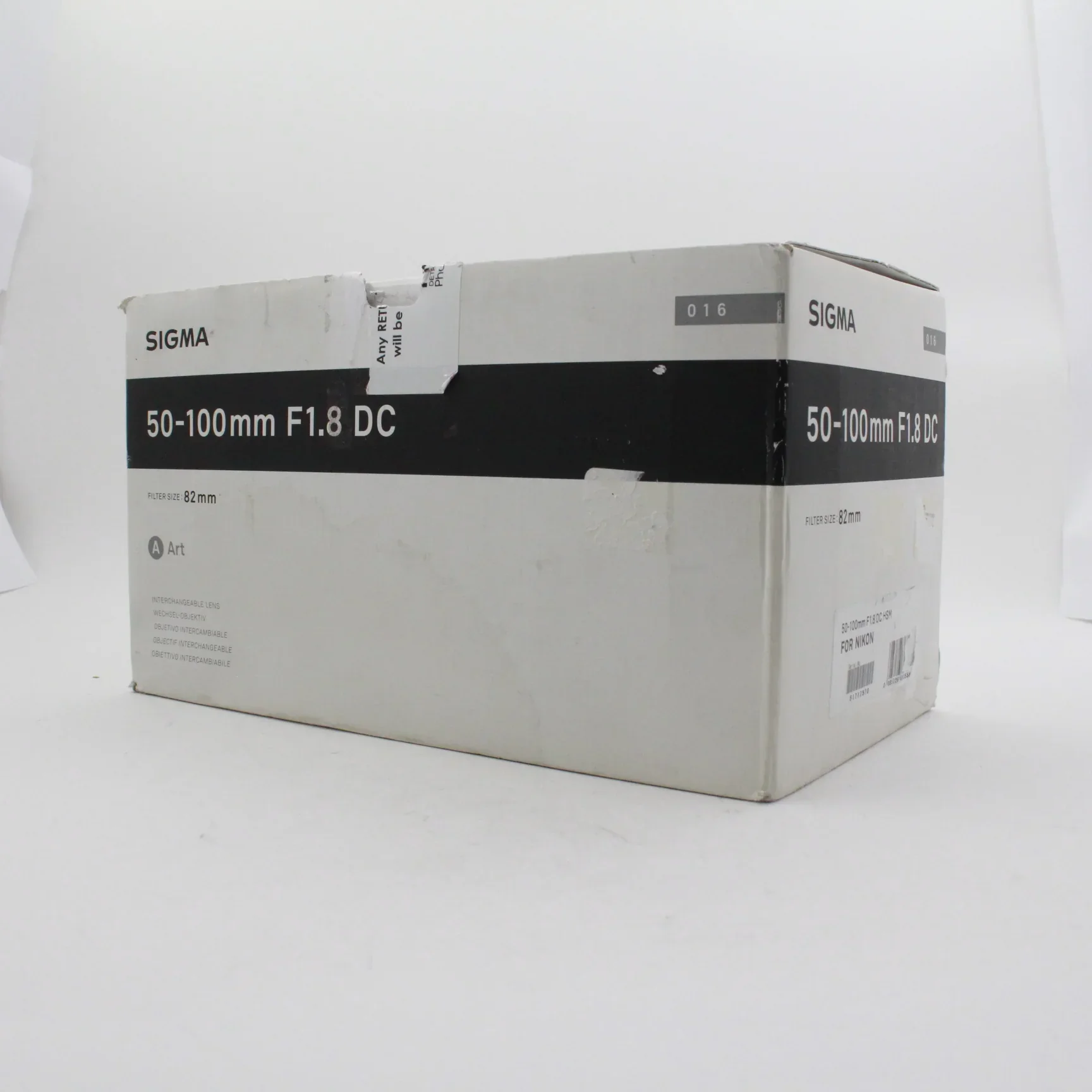 * OPEN BOX EXCELLENT * Sigma 50-100mm f/1.8 DC HSM ART Lens for Nikon F - Image 10