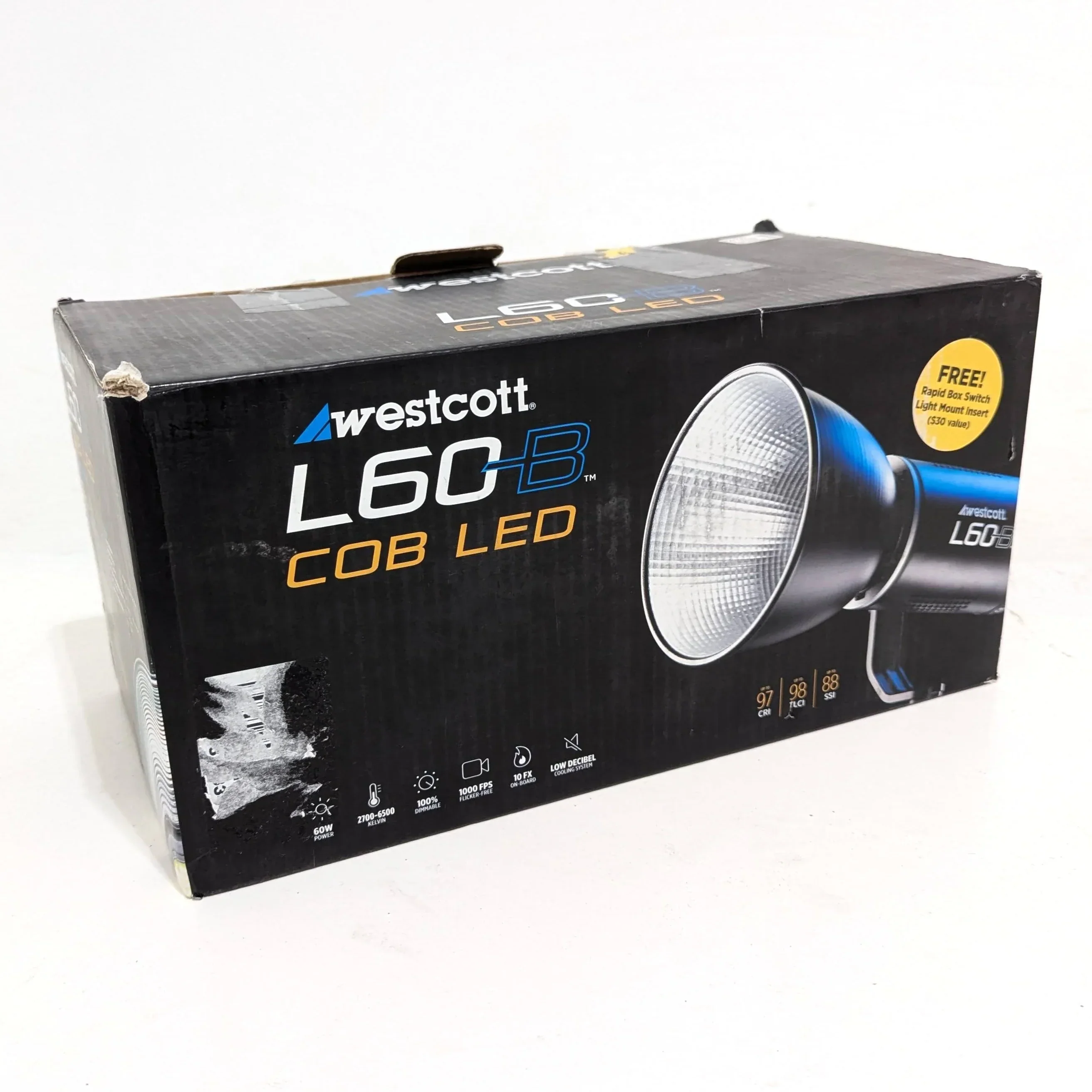 * OPEN BOX GOOD * Westcott L60-B COB Bi-Color LED Video Light - Image 13