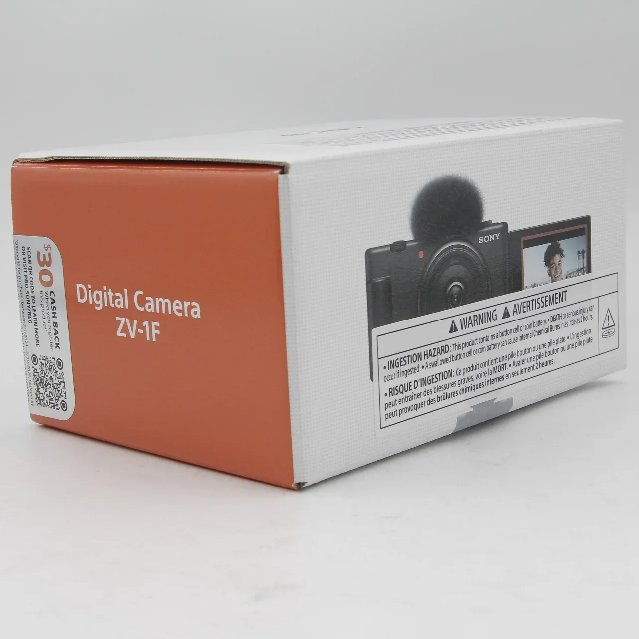 * OPEN BOX EXCELLENT * Sony ZV-1F Vlogging Camera (Black) - Image 8