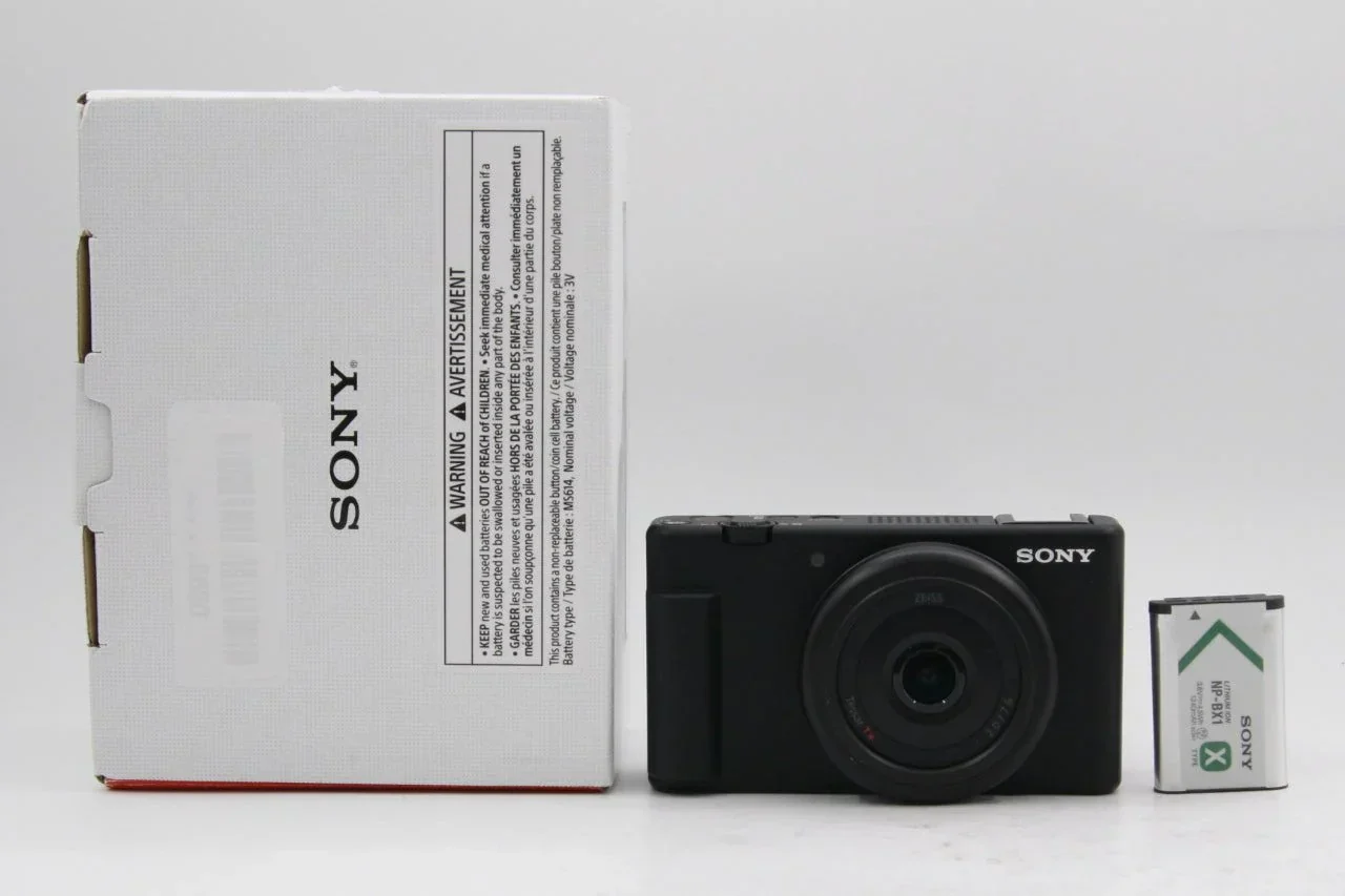 * OPEN BOX FAIR * Sony ZV-1F Vlogging Camera (Black)