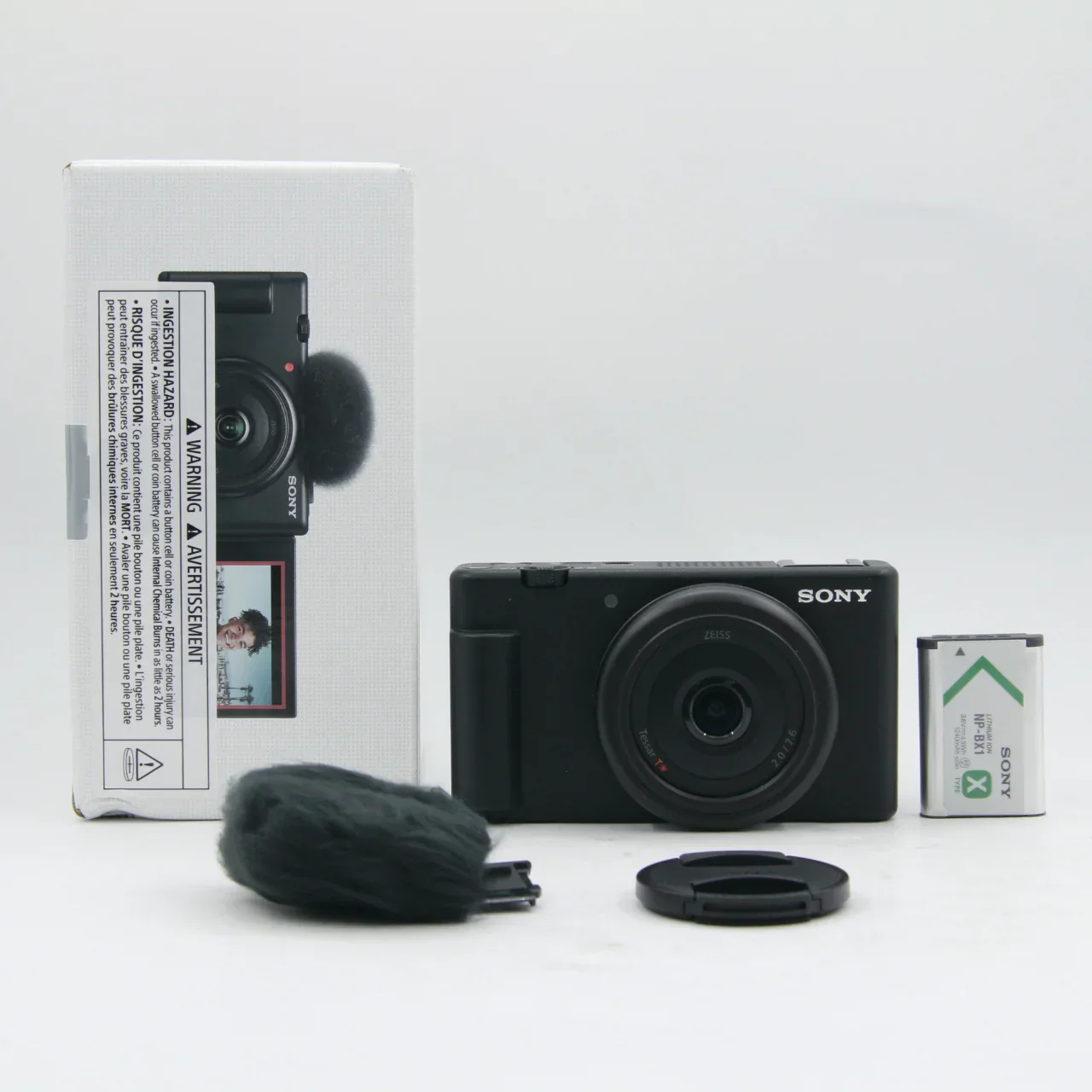 * OPEN BOX FAIR * Sony ZV-1F Vlogging Camera (Black)