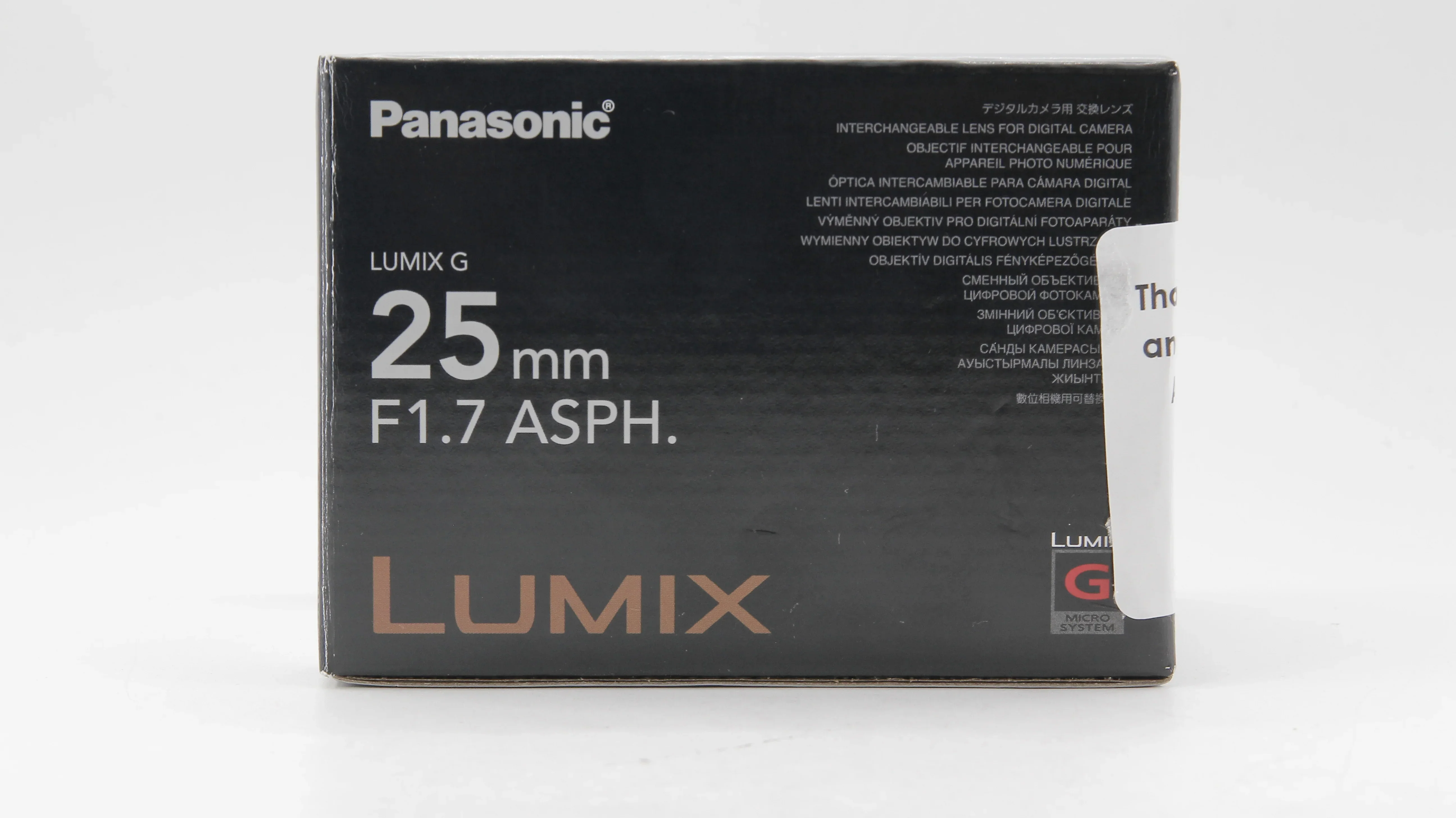 * OPEN BOX GOOD * Panasonic Lumix G 25mm f/1.7 ASPH. Lens - Image 5