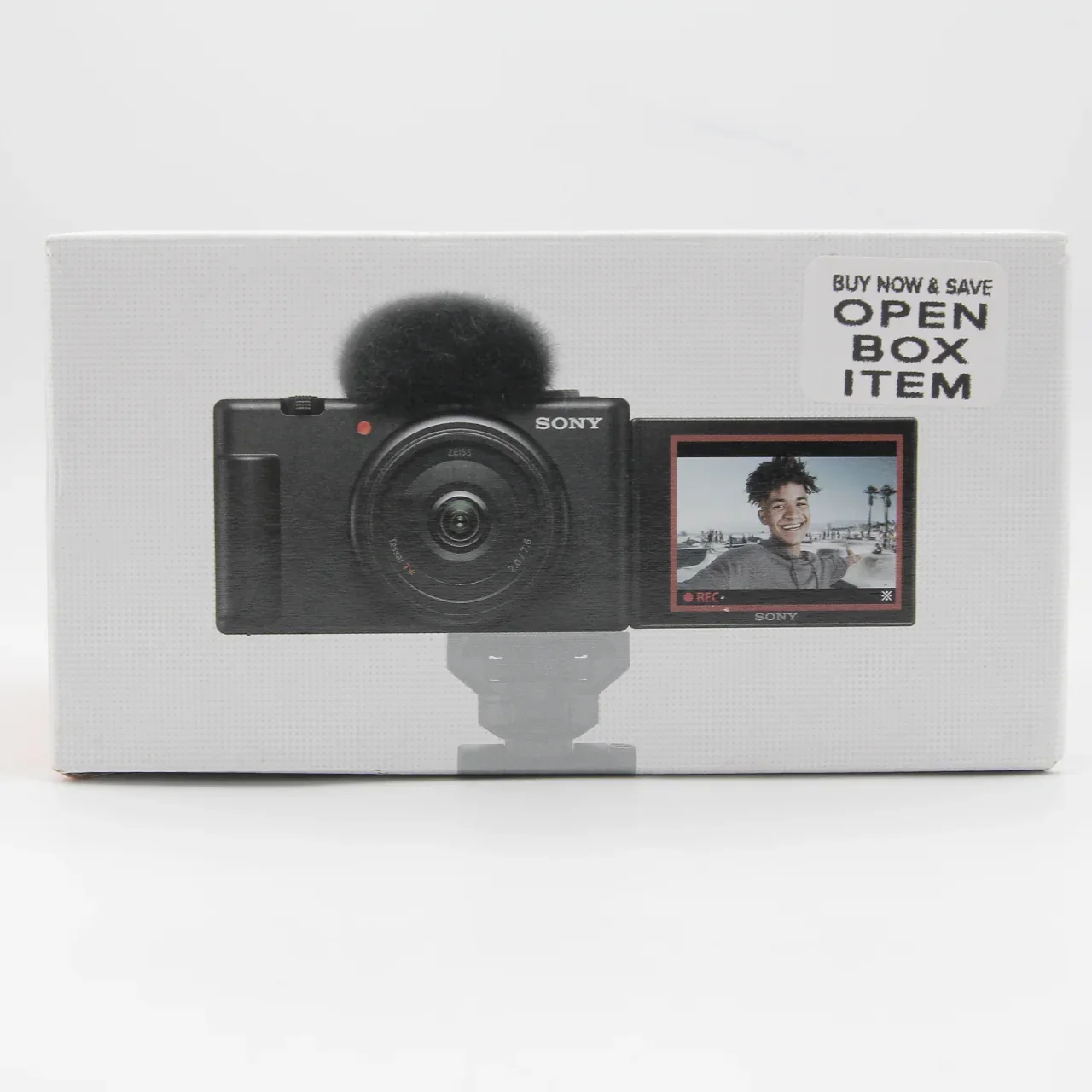 * OPEN BOX GOOD * Sony ZV-1F Vlogging Camera (White) - Image 9