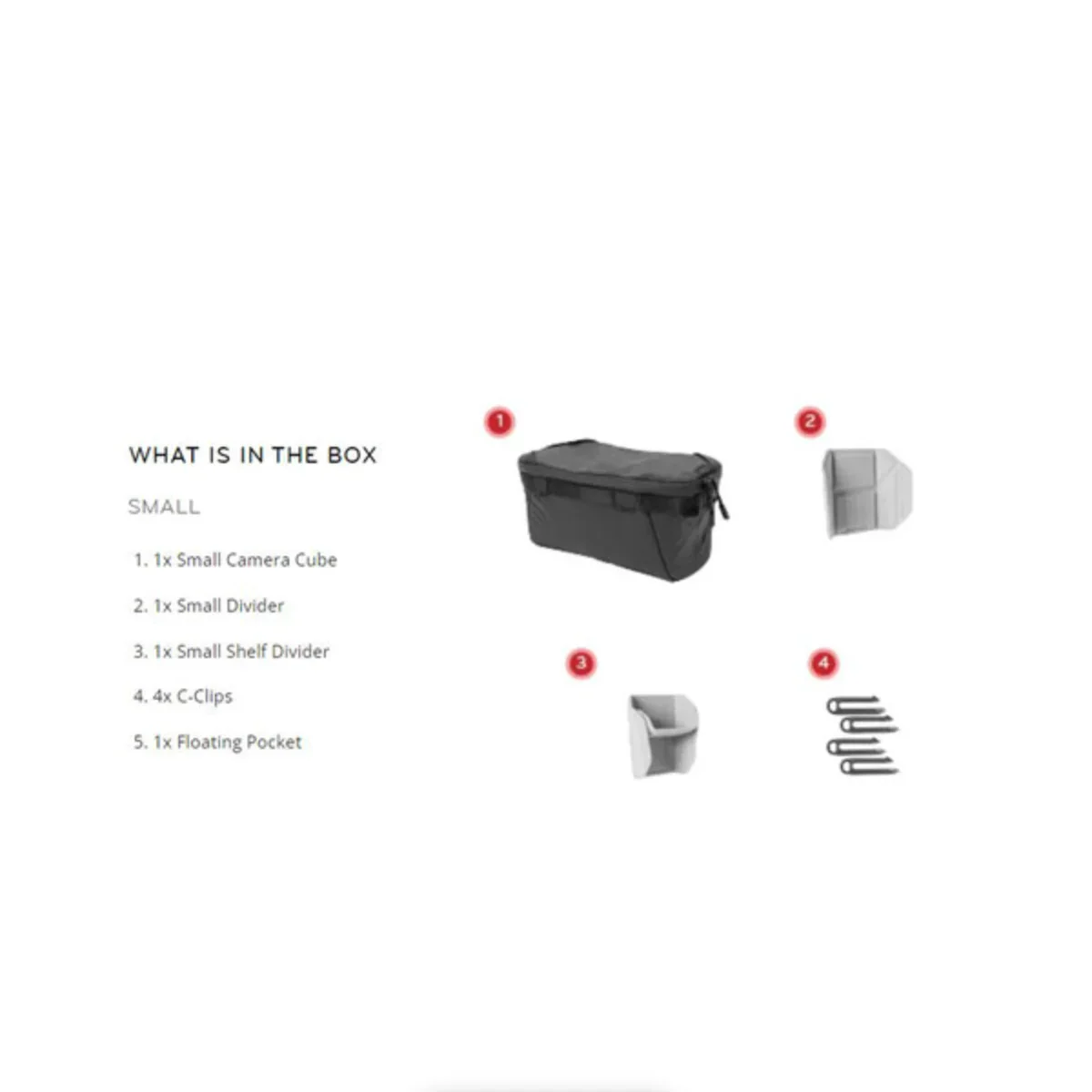 Peak Design Camera Cube v2 (Small, Black) - Image 12