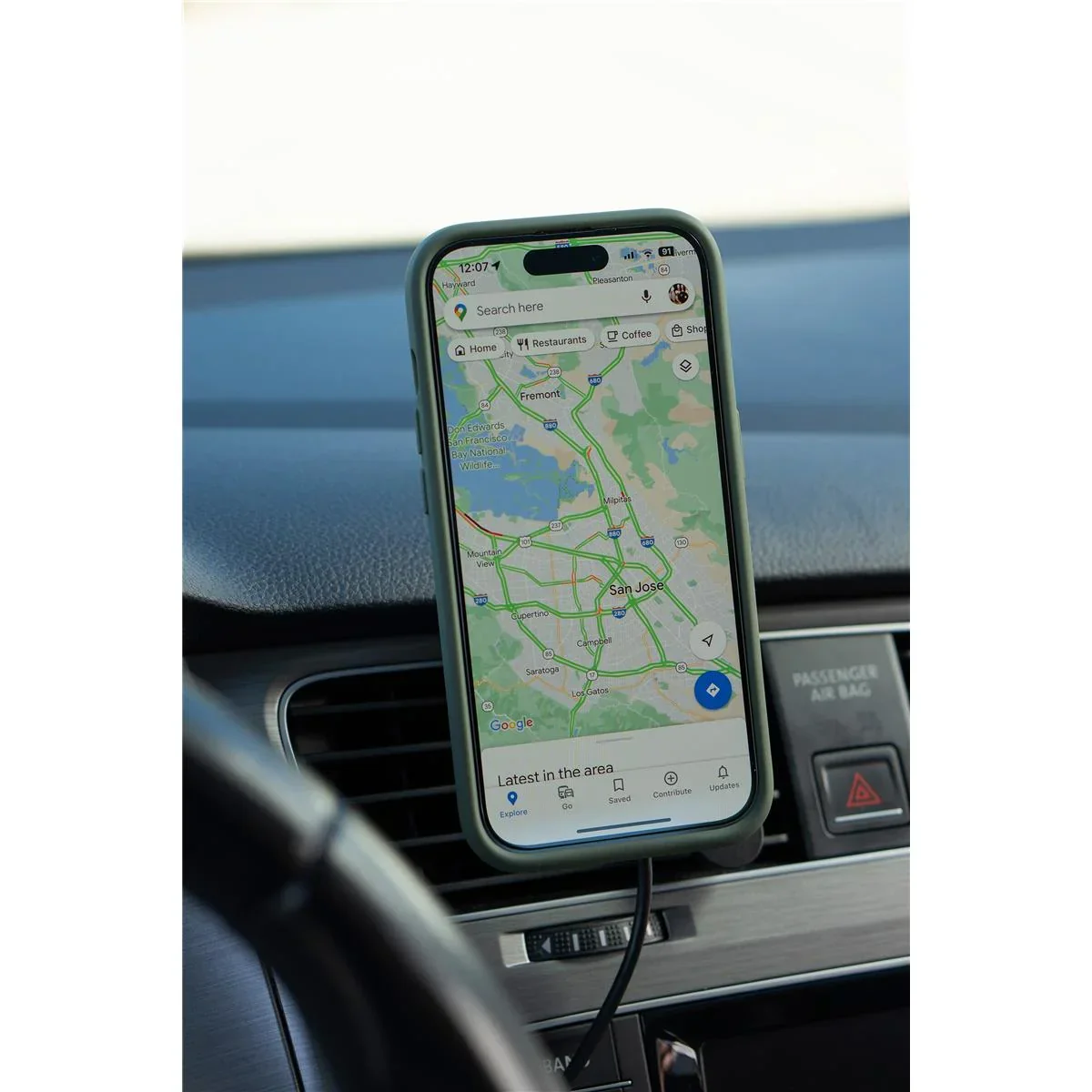 Peak Design Mobile Car Mount Vent Charging - Black - Image 4