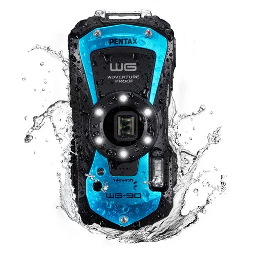 Pentax WG-90 Digital Camera (Blue) - Image 11