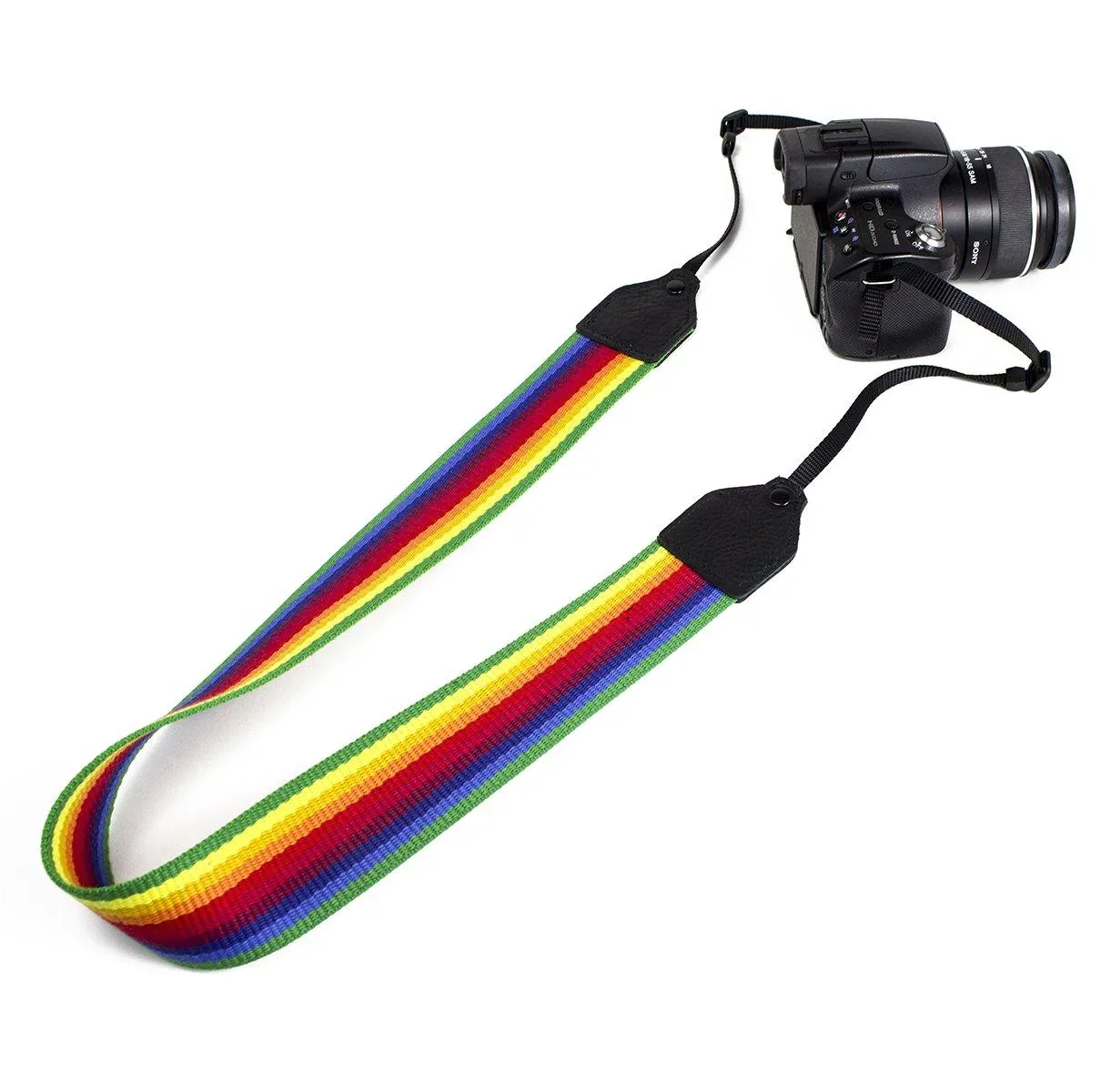 Perri's Leathers Ltd. 2" Cotton Camera Strap (Rainbow) - Image 2