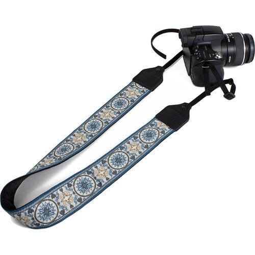 Perri's Leathers Ltd. 2" Jacquard Camera Strap (Blue Mandala) - Image 3