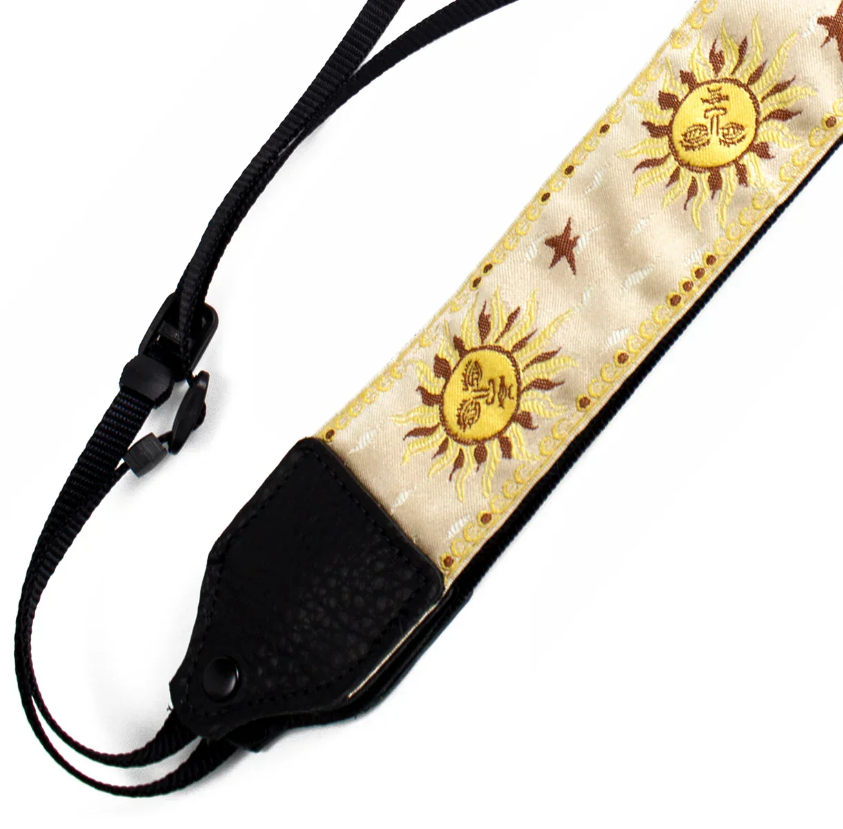 Perri's Leathers Ltd. 2" Jacquard Camera Strap (Gold Suns) - Image 5