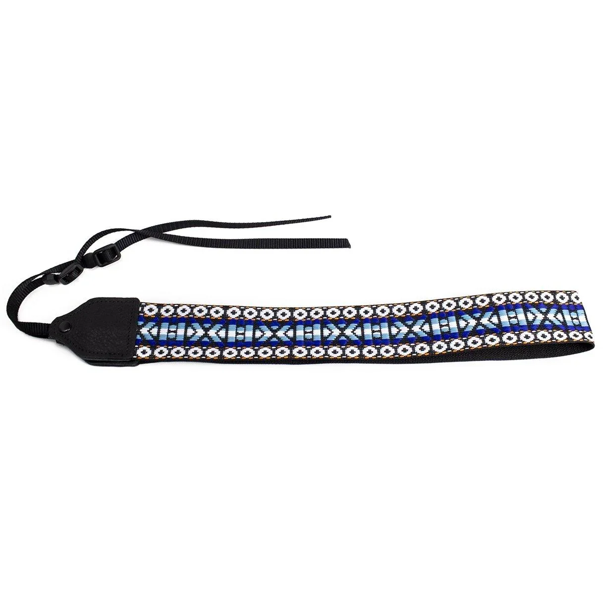 Perri's Leathers Ltd. 2" Nylon Camera Strap (Retro Hootenanny Blue/White) - Image 2