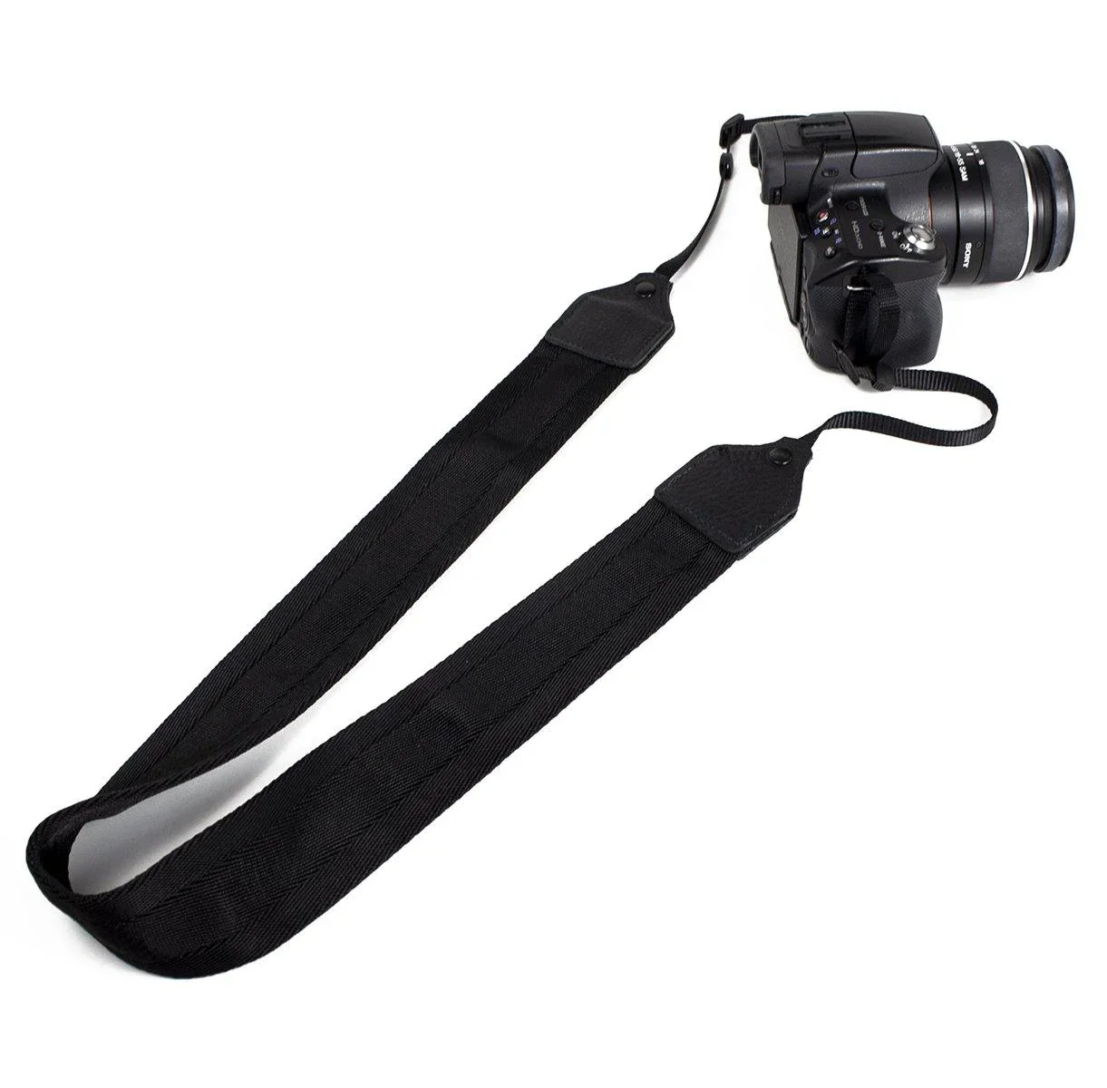 Perri's Leathers Ltd. 2" Padded Seatbelt Camera Strap (Black) - Image 2