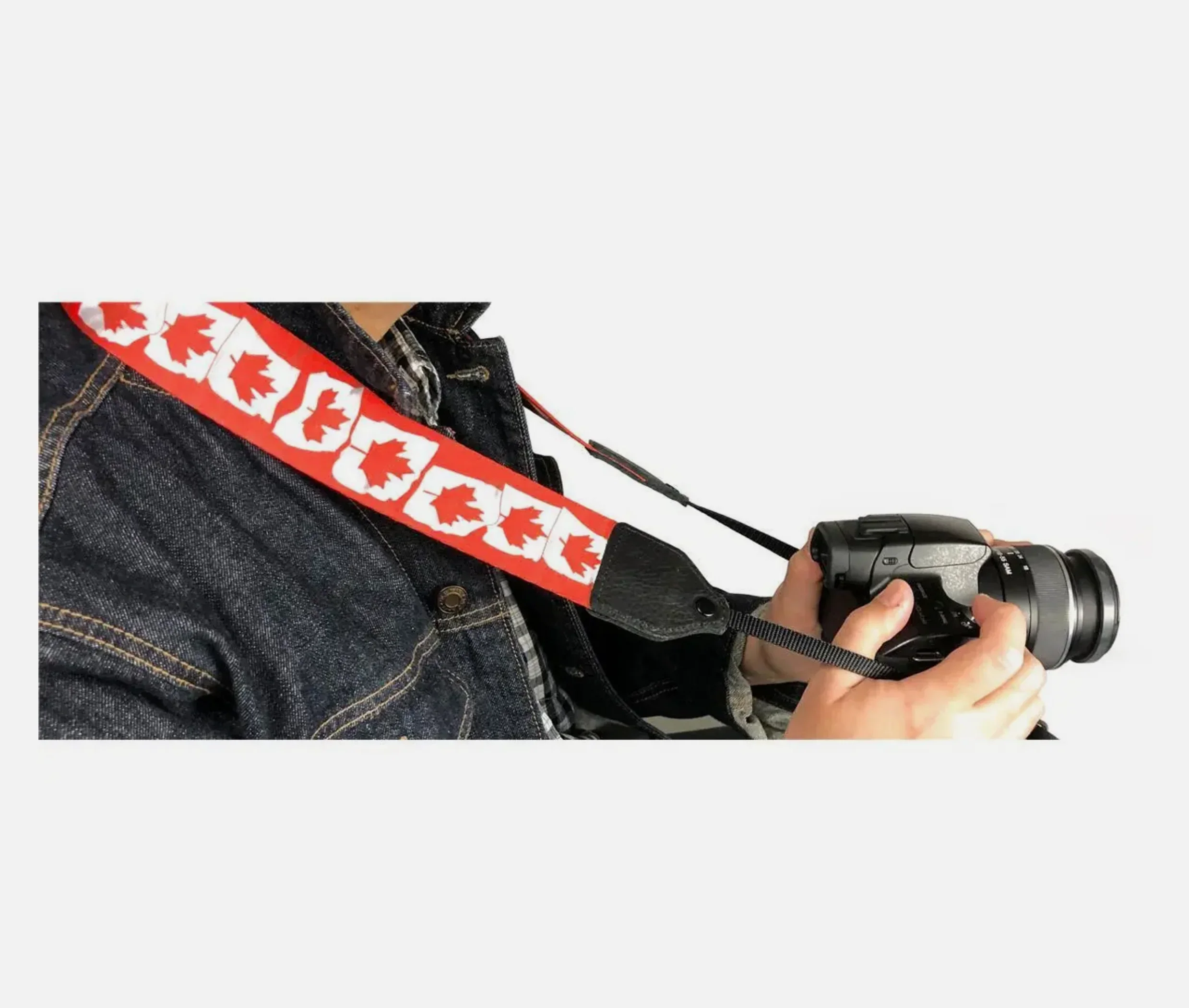 Perri's Leathers Ltd. 2" Polyester Camera Strap (Canada Flag) - Image 2