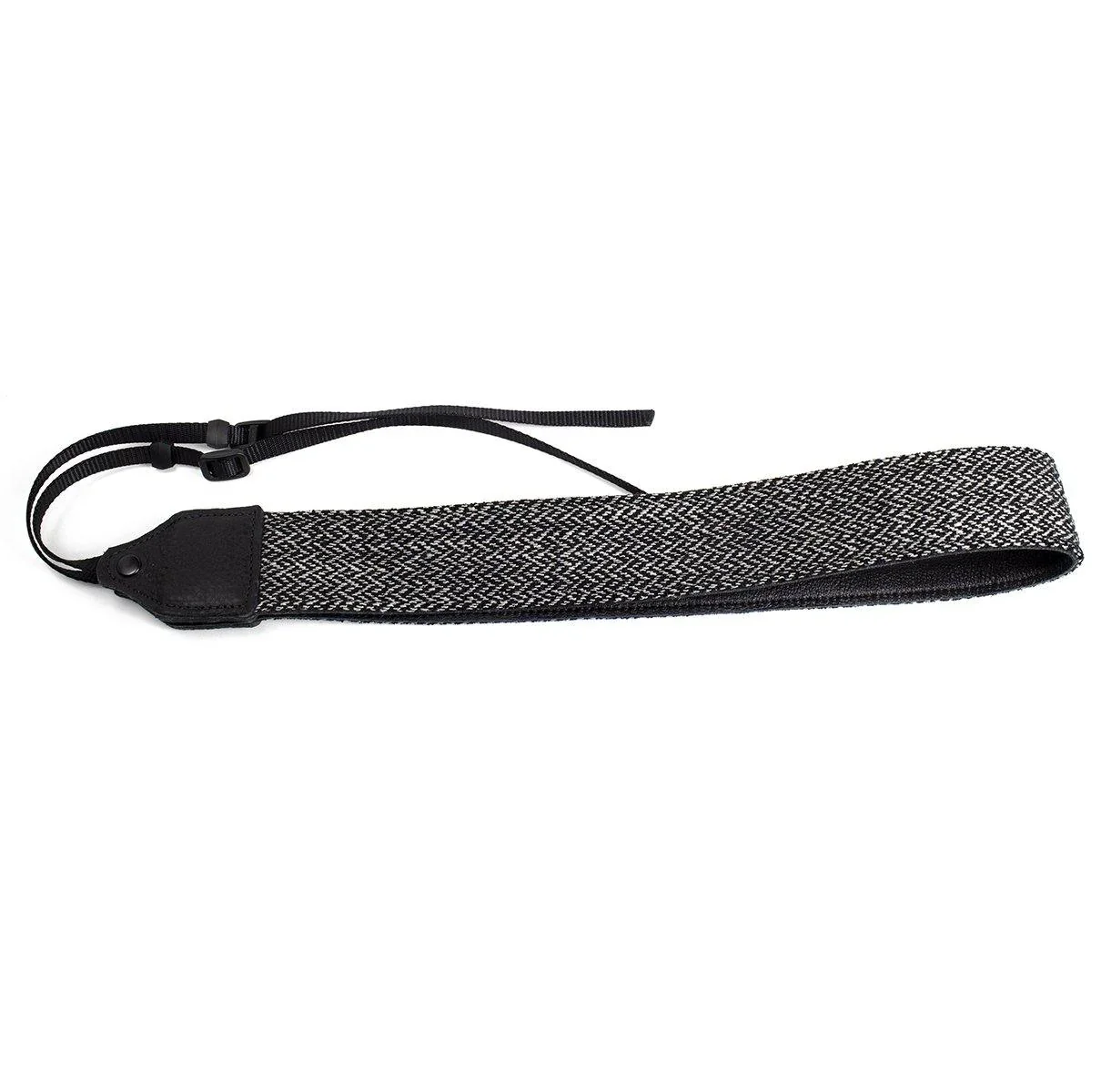 Perri's Leathers Ltd. 2" Wool Fabric Camera Strap (Gray/White) - Image 2
